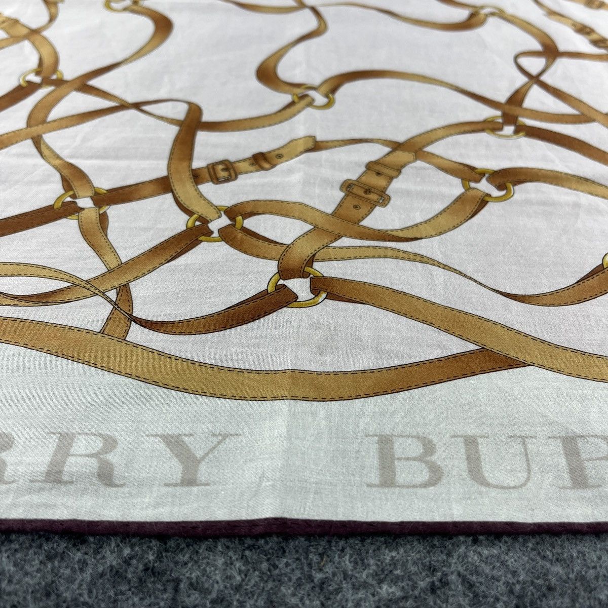 Burberry × Vintage Burberry Handkerchief / Bandana / Neckerchief B440 Size ONE SIZE - 5 Thumbnail