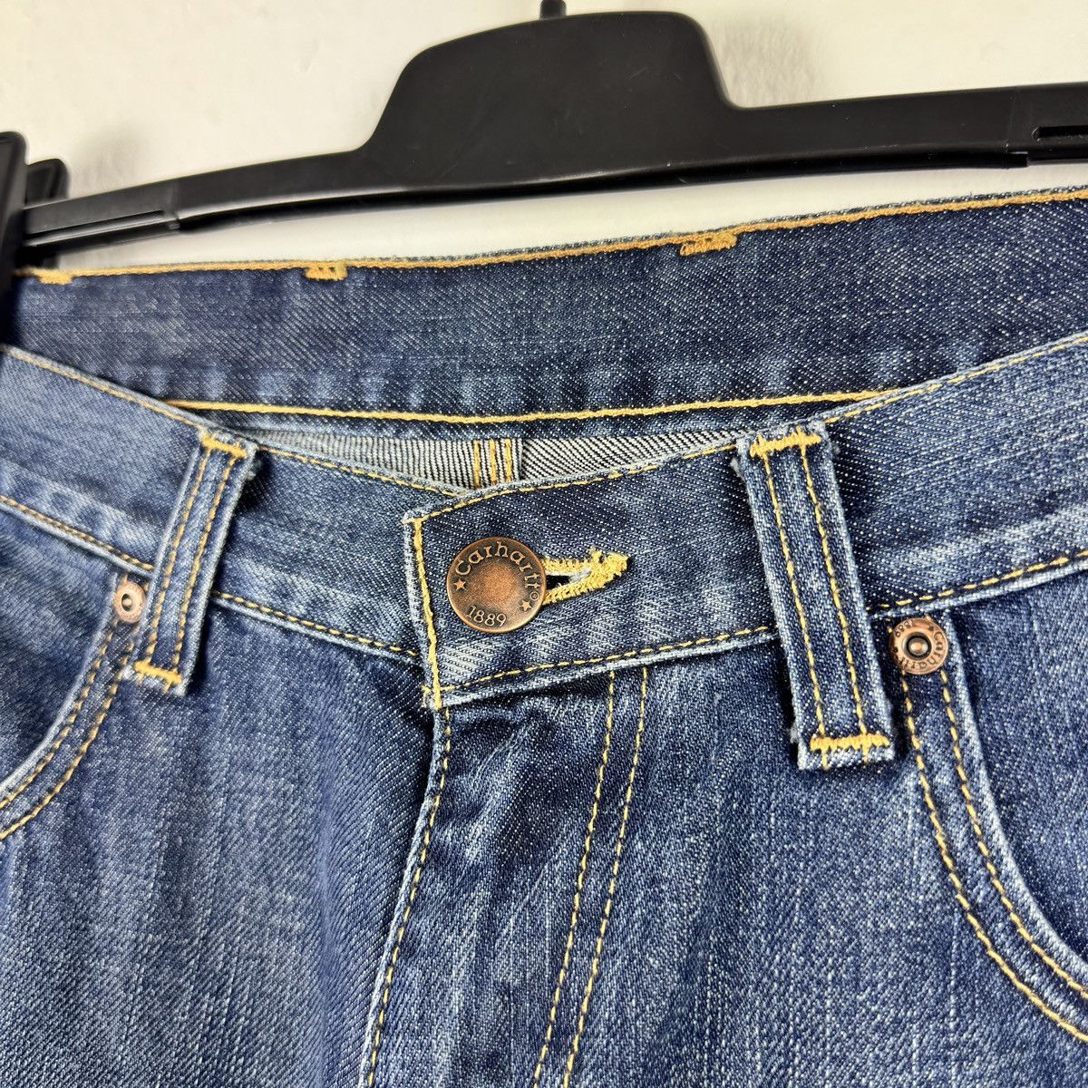 Carhartt × Carhartt Wip Men’s Carhartt Regular Fit Blue Denim Jeans Size 34x32 Size US 34 / EU 50 - 8 Thumbnail