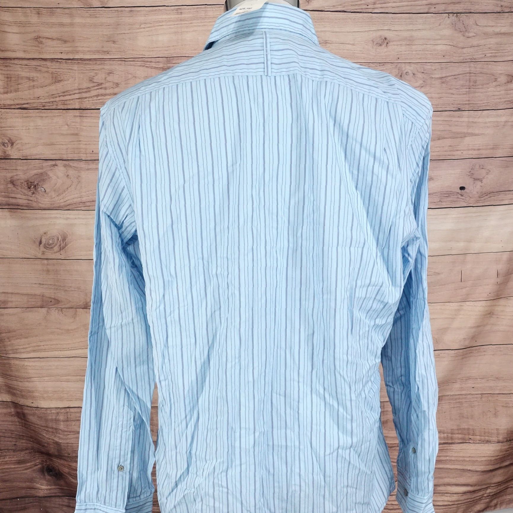 Banana Republic Vintage Banana Republic Long Sleeve Blue Striped Button-Down Shirt Men’s L Fall Casual Size US L / EU 52-54 / 3 - 6 Thumbnail