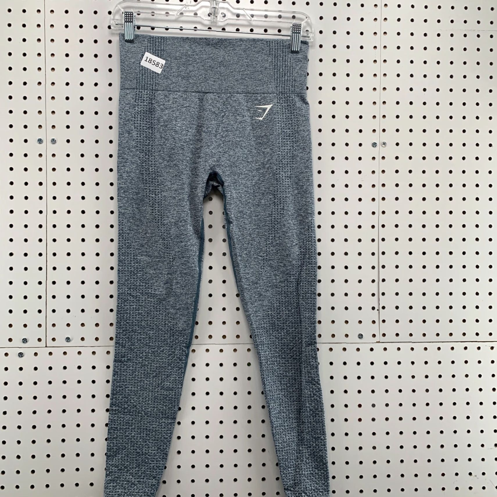 Gymshark Gymshark Leggings Womens Small Gray Compression Pants 26X25 Shark Activewear Women Size 28" / US 6 / IT 42 - 4 Thumbnail