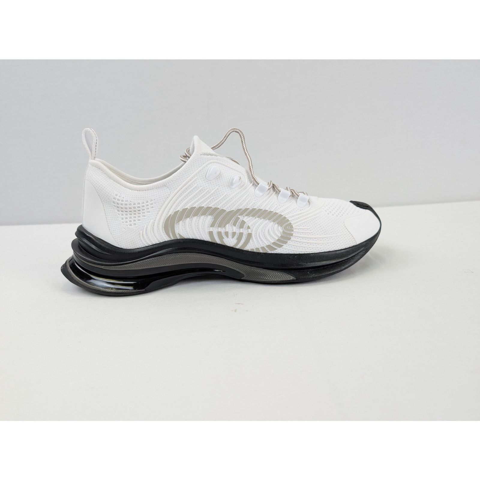 Gucci o1rshd1 Men's Run Sneakers in Black/White Size US 12.5 / EU 45-46 - 6 Thumbnail