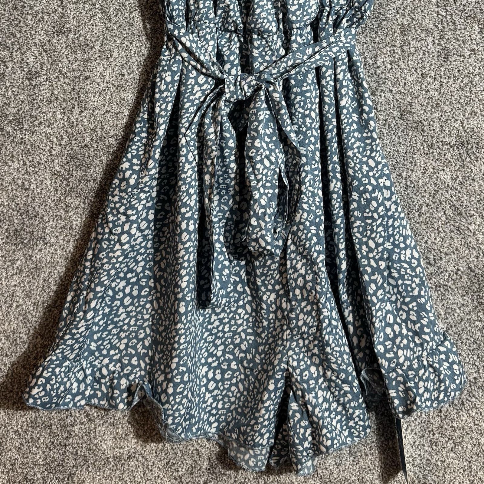 Other Romantic Dress Large Ruffle Sleeves Boho Chic Cheetah Print Size L / US 10 / IT 46 - 4 Thumbnail