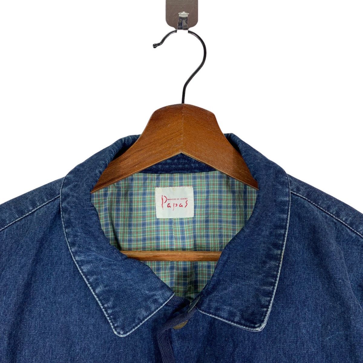 Japanese Brand × Vintage VINTAGE PAPAS CHORE JACKET BLUE Size US M / EU 48-50 / 2 - 6 Thumbnail