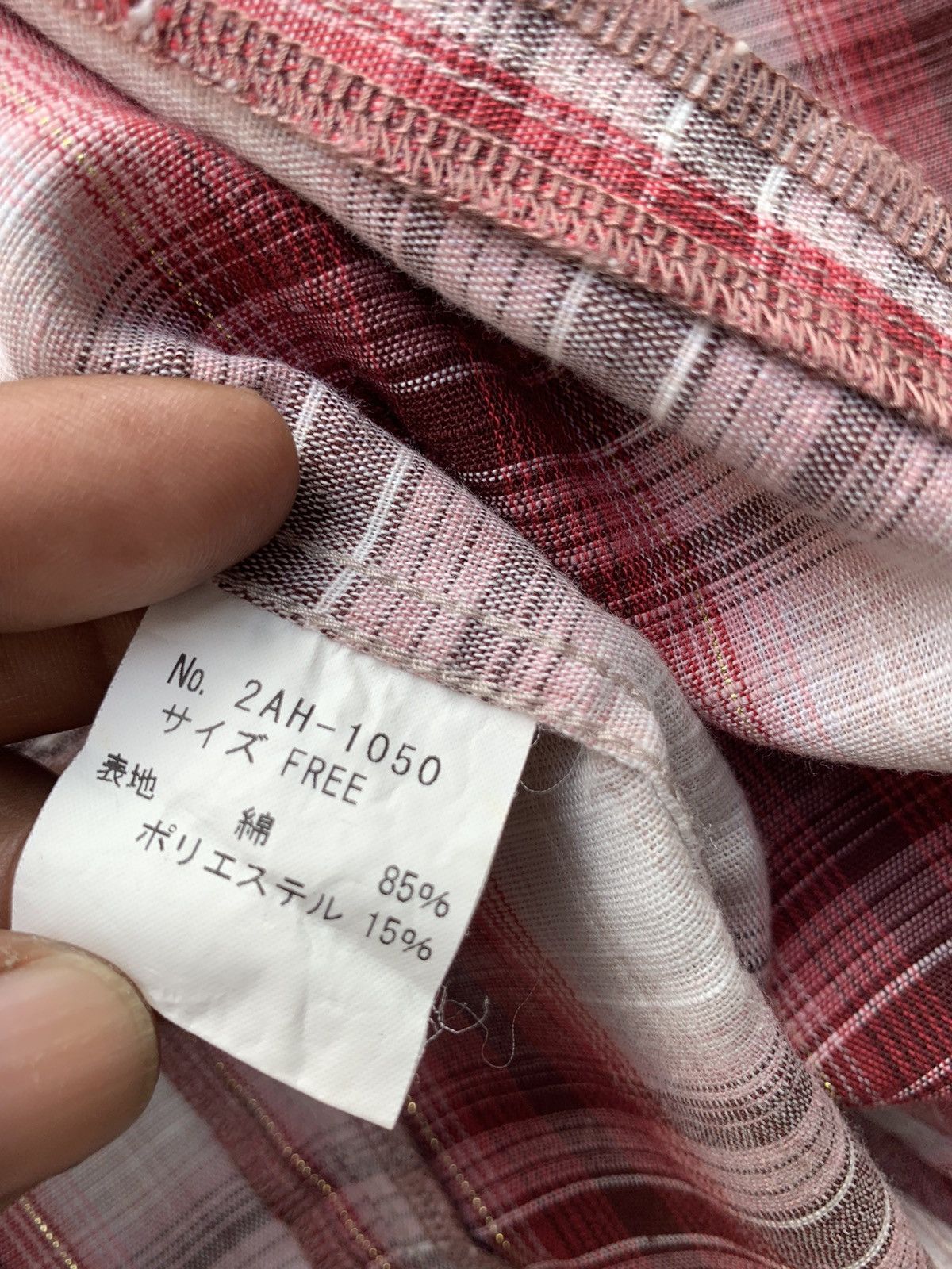 Hysteric Glamour Hysteric Glamour Button Ups Checkered Gold Stripe Line Shirt Size S / US 4 / IT 40 - 23 Thumbnail