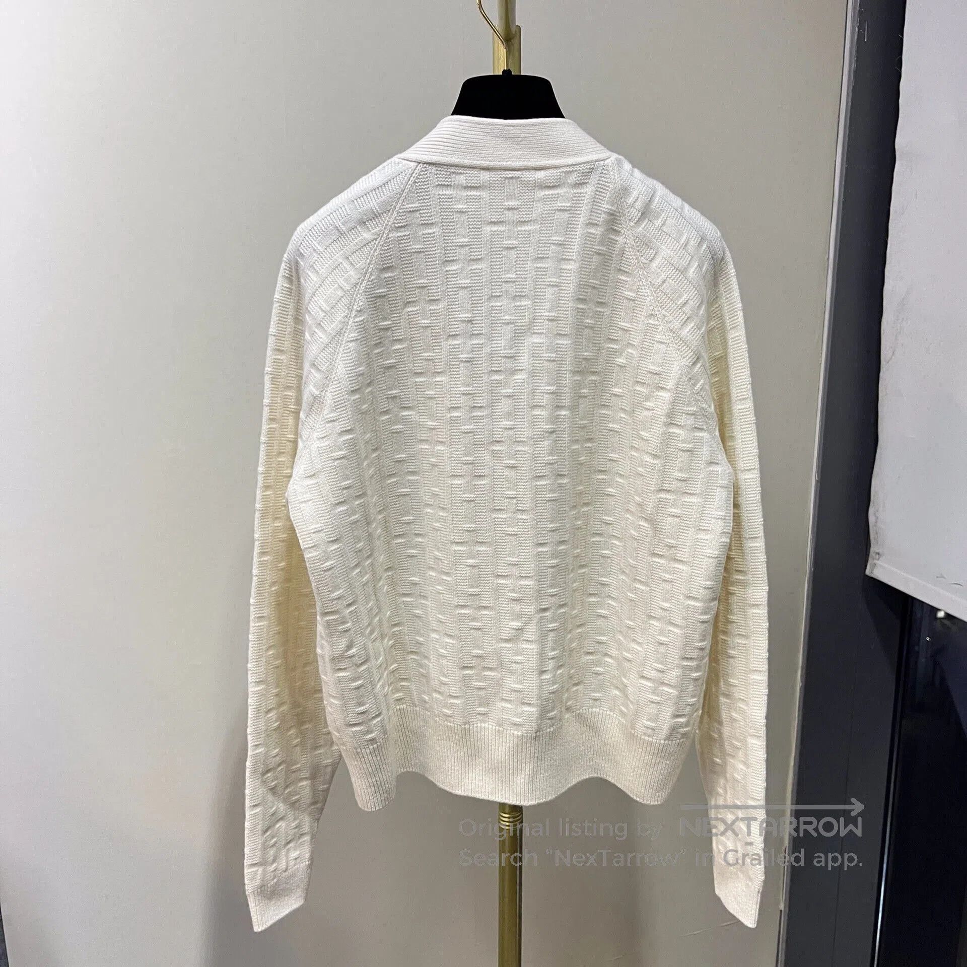 Hermes Hermes 23SS White Knit Cardigan Size36. Size US S / EU 44-46 / 1 - 2 Thumbnail