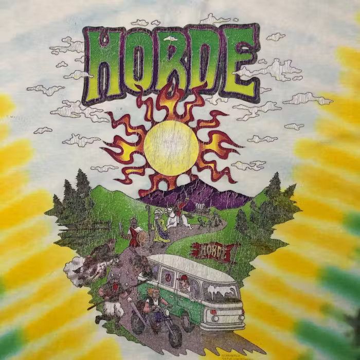 Delta × Vintage T95 VTG 90s VIKING HORDE FESTIVAL BY DELTA TEE Size US M / EU 48-50 / 2 - 3 Thumbnail