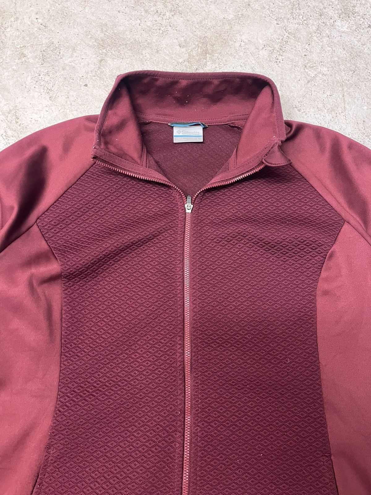 Columbia Wine red columbia fleece zip-up jacket Size L / US 10 / IT 46 - 1 Thumbnail