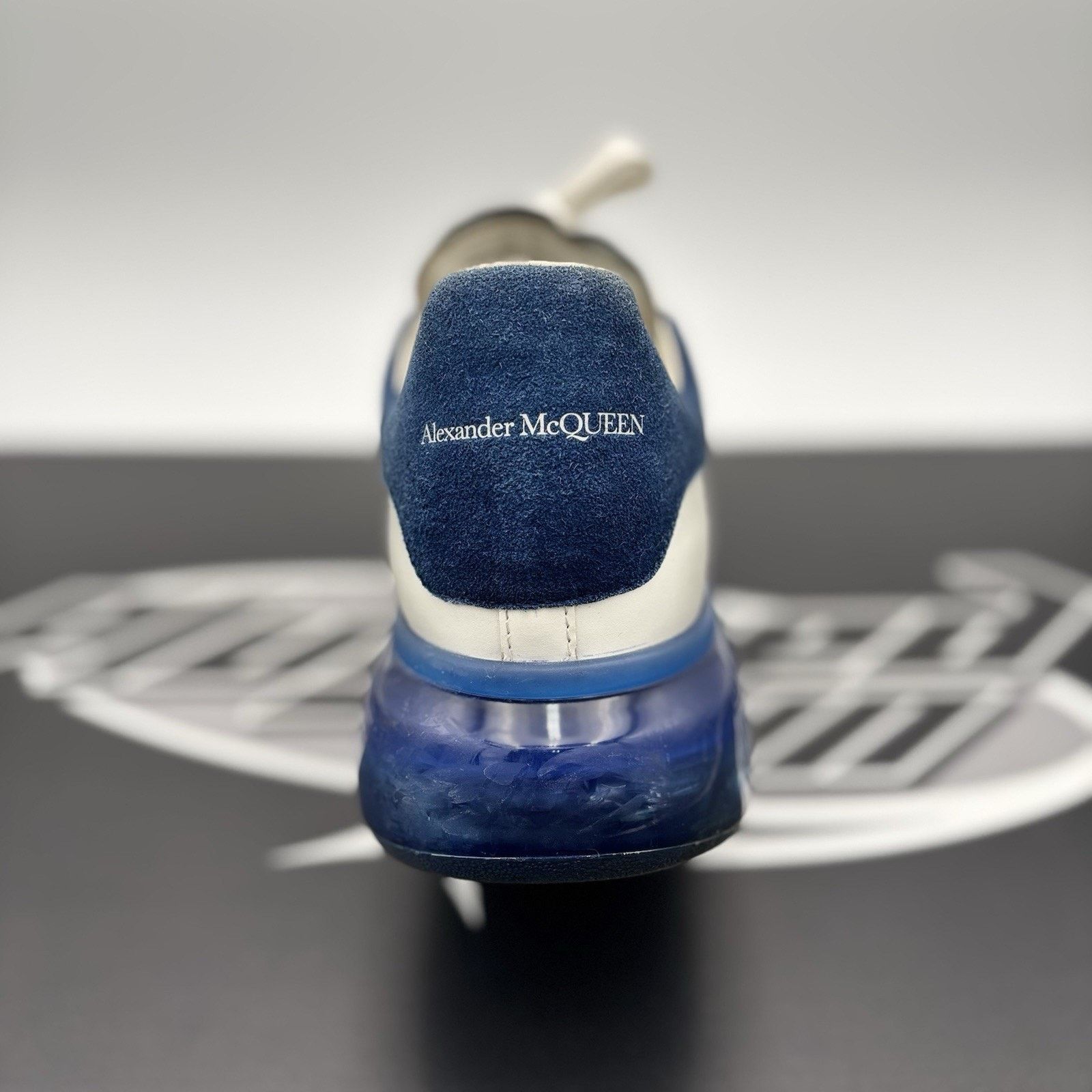 Alexander McQueen Alexander McQueen ' White, Blue Bottoms ' | GOOD CONDITION! Size US 10 / EU 43 - 3 Thumbnail