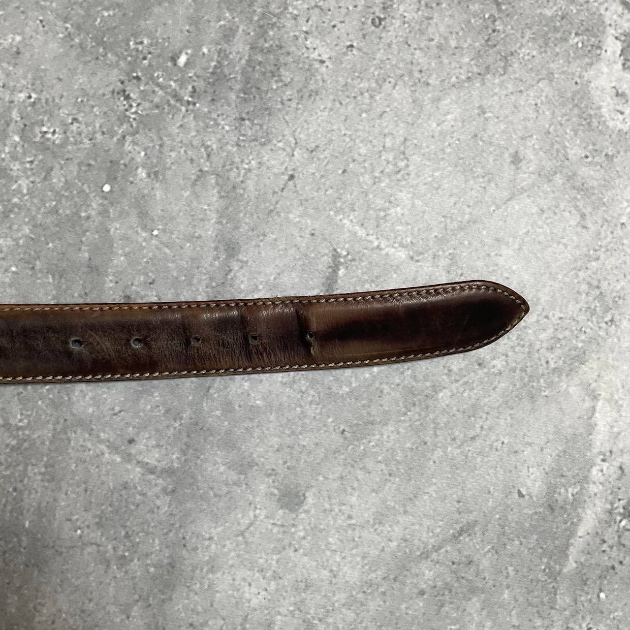 Barneys New York × Designer Harris Dal for Barneys New York Belt Brown/ Black Size 34 Size 34 - 10 Thumbnail