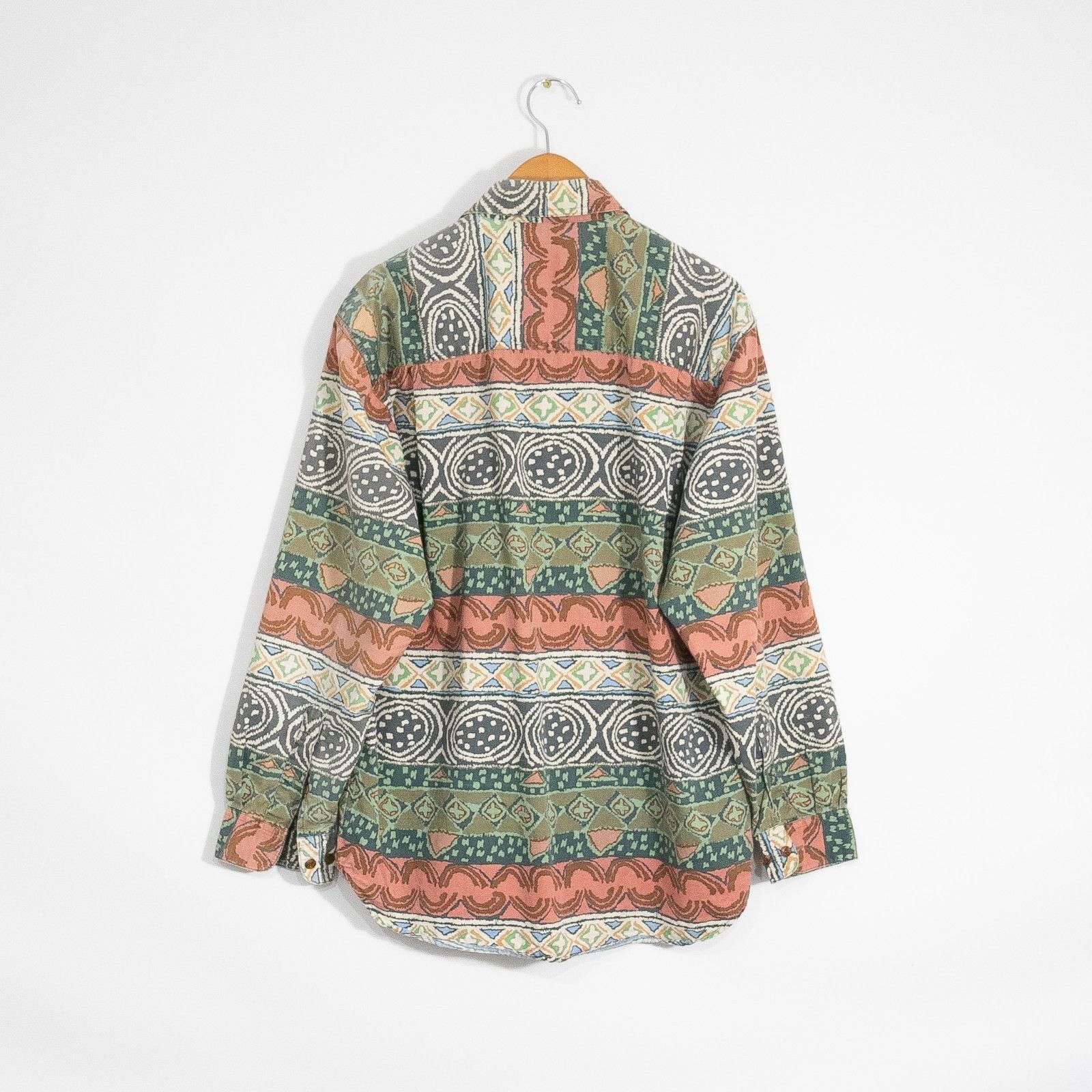 The Territory Ahead × Vintage Vintage Territory Ahead Bohemian Button Up Shirt Mens Large Size US L / EU 52-54 / 3 - 5 Thumbnail