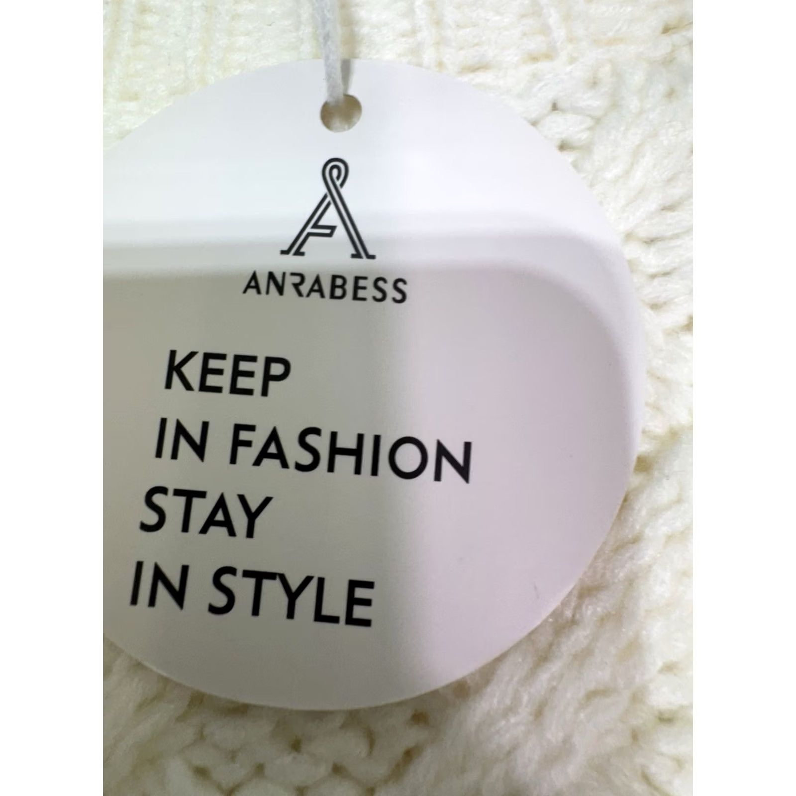 Vintage Anrabess Oversized Sweater Pullover Womens Large Cable Knit Chunky White Granny Size L / US 10 / IT 46 - 5 Thumbnail