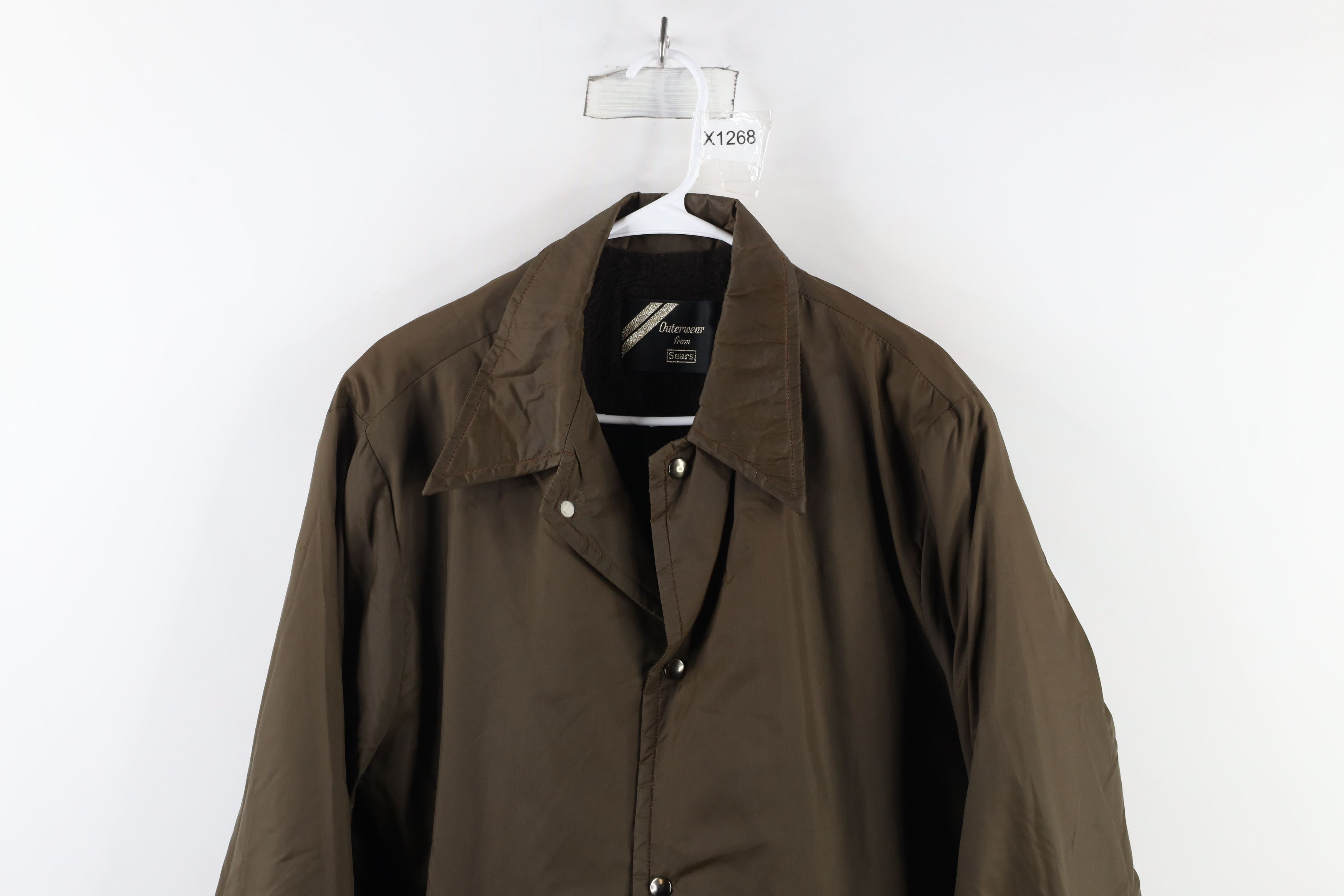 Vintage Vintage 70s Streetwear Lined Coach Coaches Jacket Brown Size US L / EU 52-54 / 3 - 2 Thumbnail