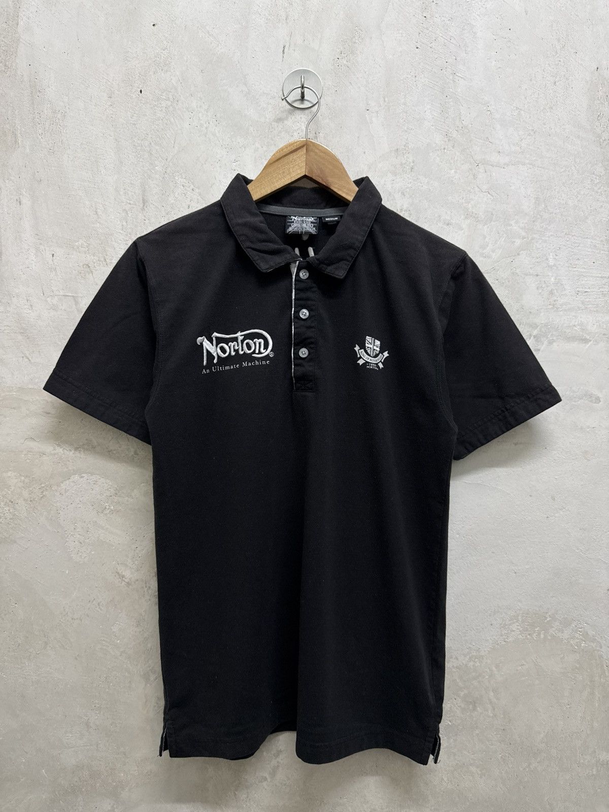Norton Norton Birmingham Embroidery Polo Shirt Black Size US S / EU 44-46 / 1 - 4 Thumbnail