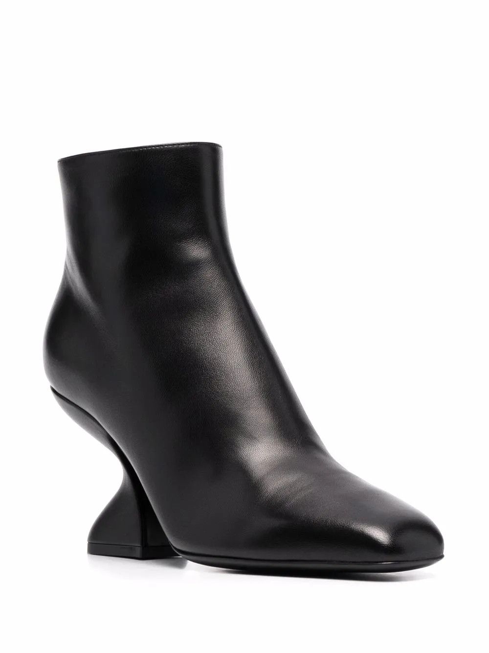 Salvatore Ferragamo o1y0326 Ankle Boots in Black Size US 5.5 / IT 35.5 - 2 Thumbnail