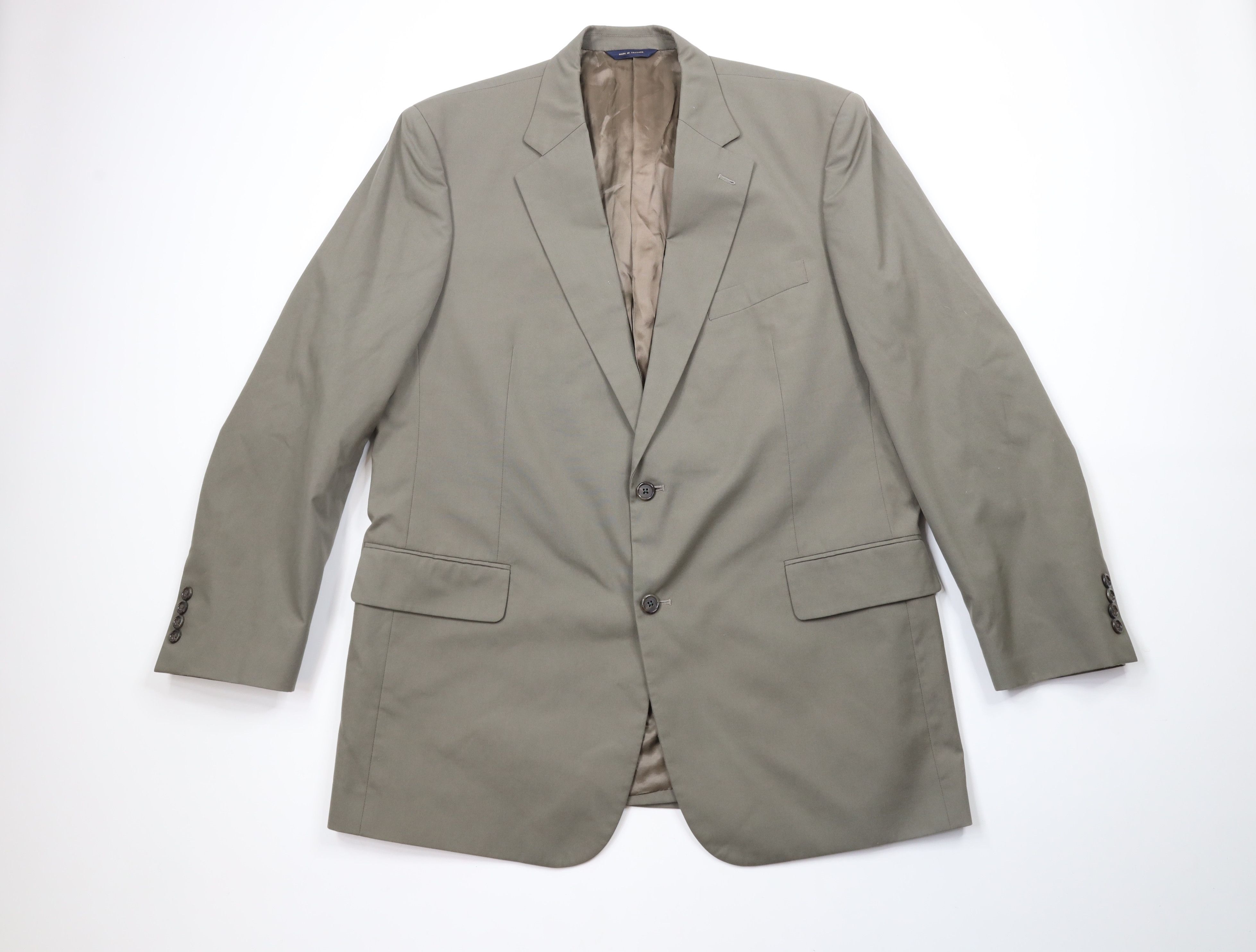 Brooks Brothers Brooks Brothers 2 Piece Wedding Suit Grayish Green Size 44L - 2 Thumbnail