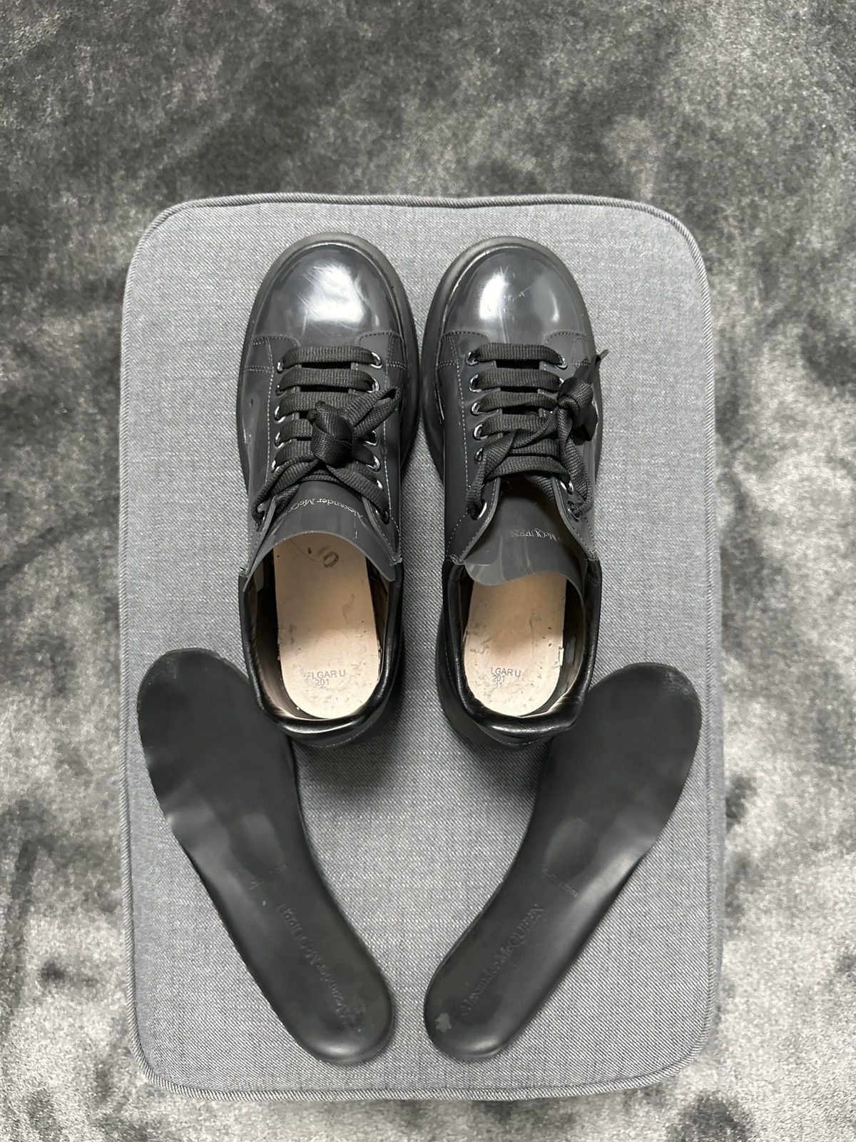 Alexander McQueen Alexander McQueen oversized sneaker transparent boack Size US 8 / EU 41 - 9 Thumbnail