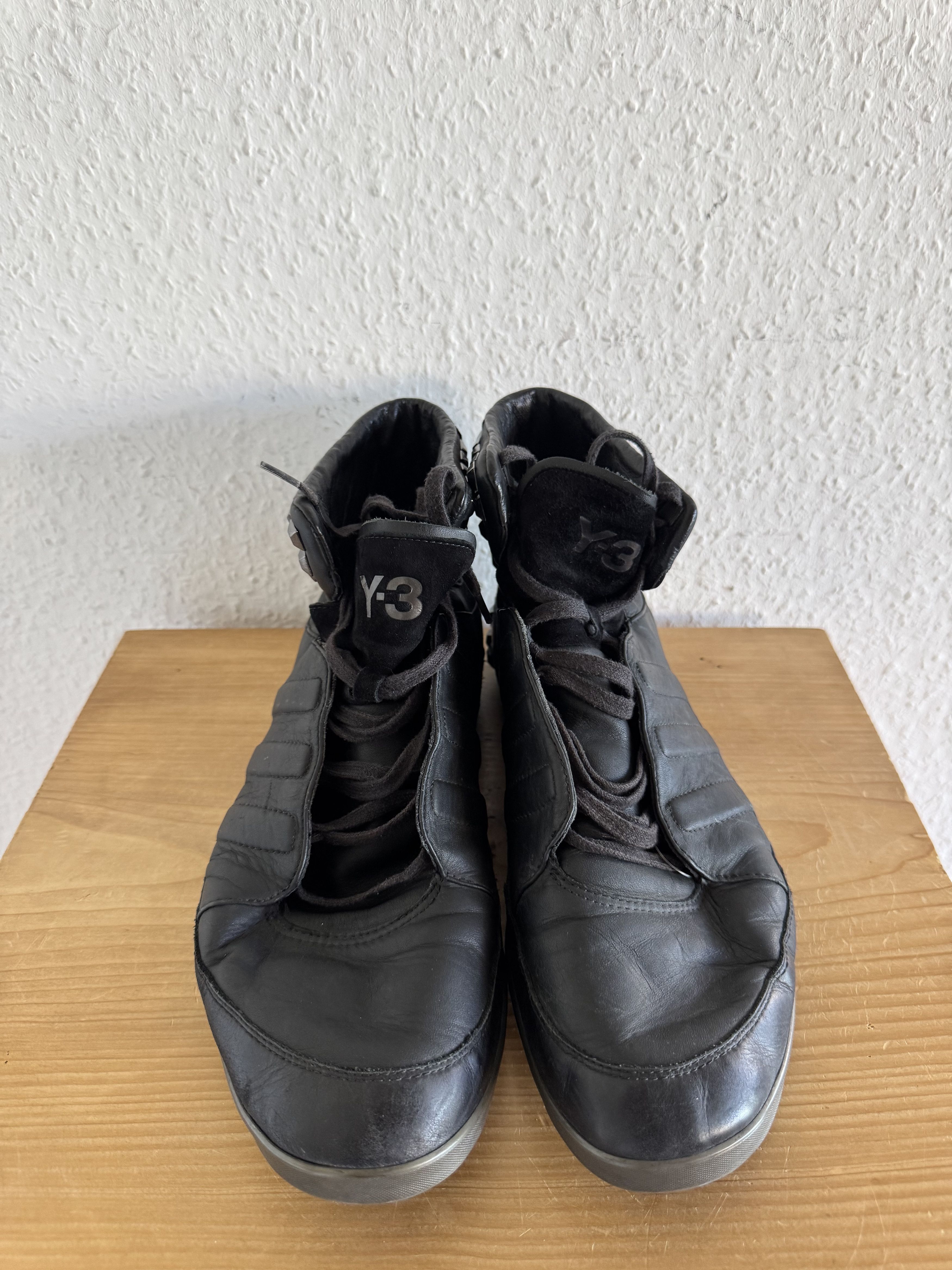 Y-3 Y-3 Honja High Studded Sneakers Size US 11.5 / EU 44-45 - 2 Thumbnail