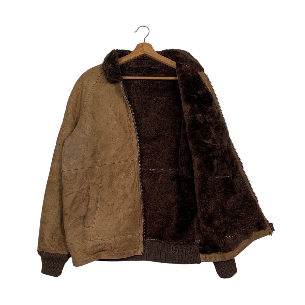 Japanese Brand Japanese Brand Military Leather Bomber Jacket Size US M / EU 48-50 / 2 - 9 Thumbnail