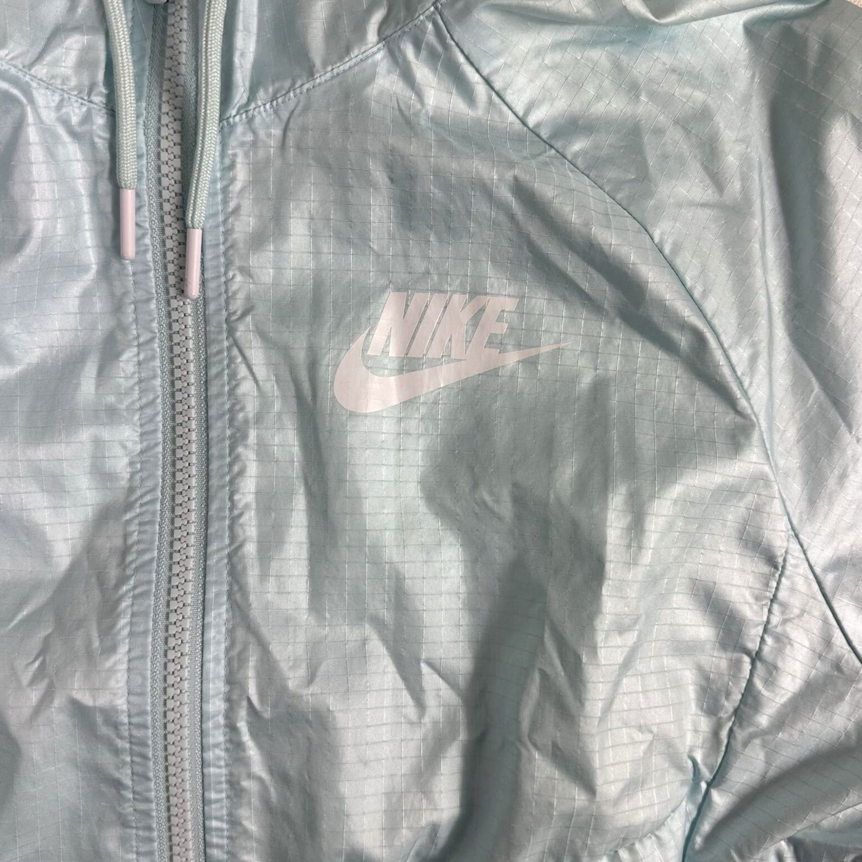 Nike Nike Sportswear Women’s Jacket Windrunner Full Zip Windbreaker Blue White S Size S / US 4 / IT 40 - 3 Thumbnail