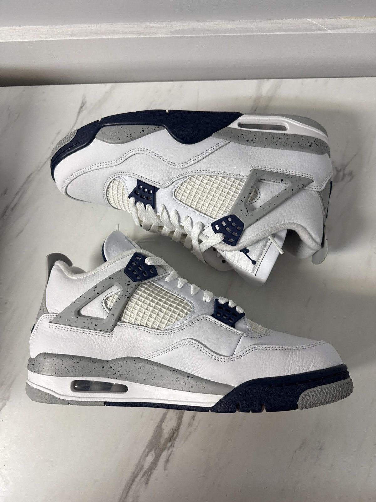 Jordan Brand Air Jordan 4 “Midnight Navy” DS Size US 10 / EU 43 - 3 Thumbnail