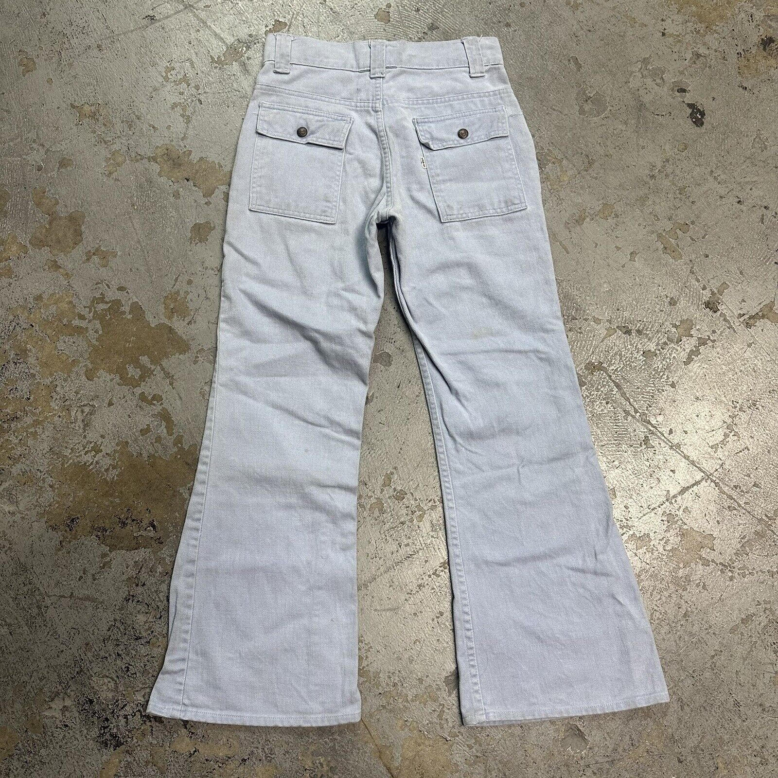 Levi's × Vintage Vintage 70s Levi’s 676 Bellbottom Flare Bush Pants 30x30 Size US 30 / EU 46 - 4 Thumbnail