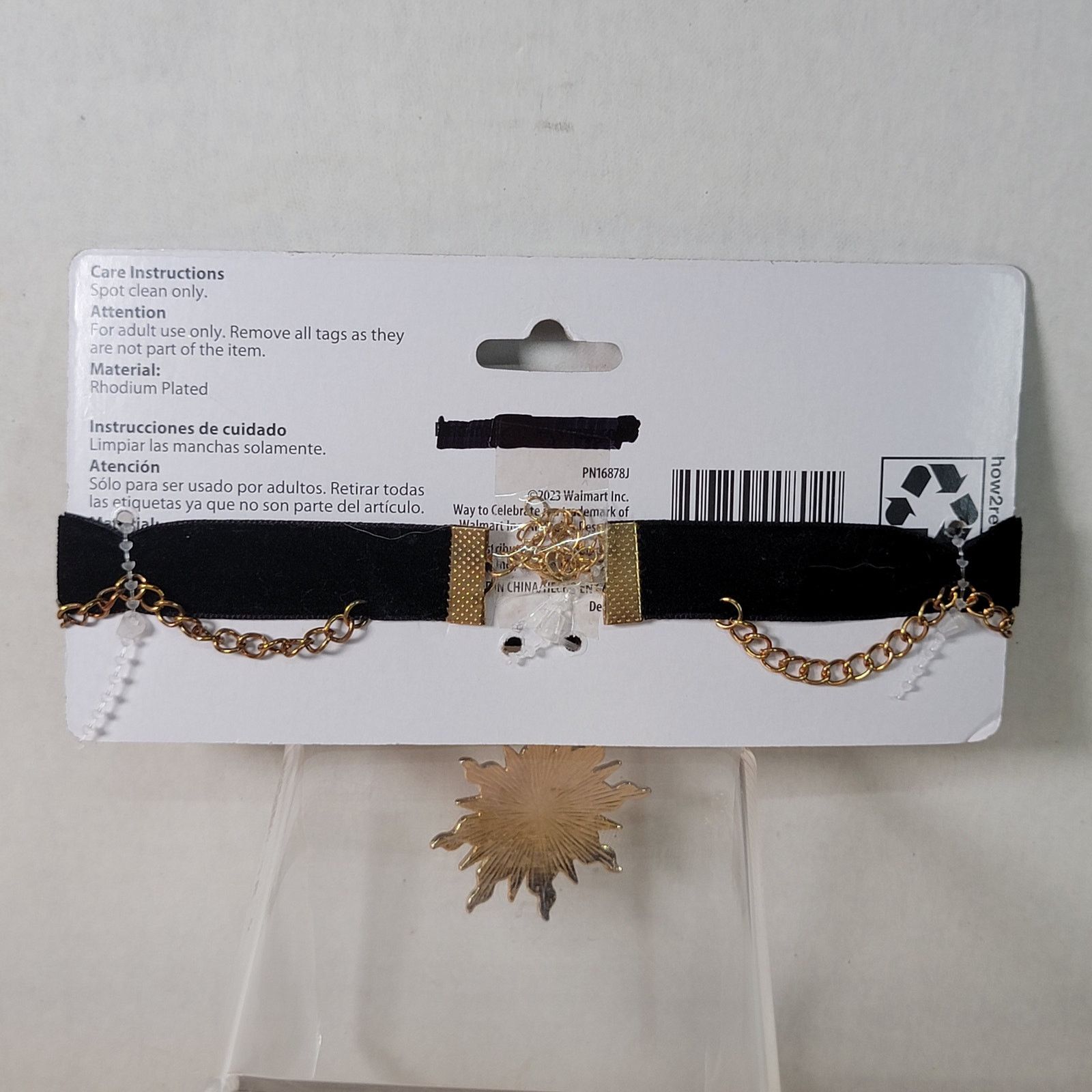 Other Way To Celebrate! Halloween Choker NWT Size ONE SIZE - 3 Thumbnail
