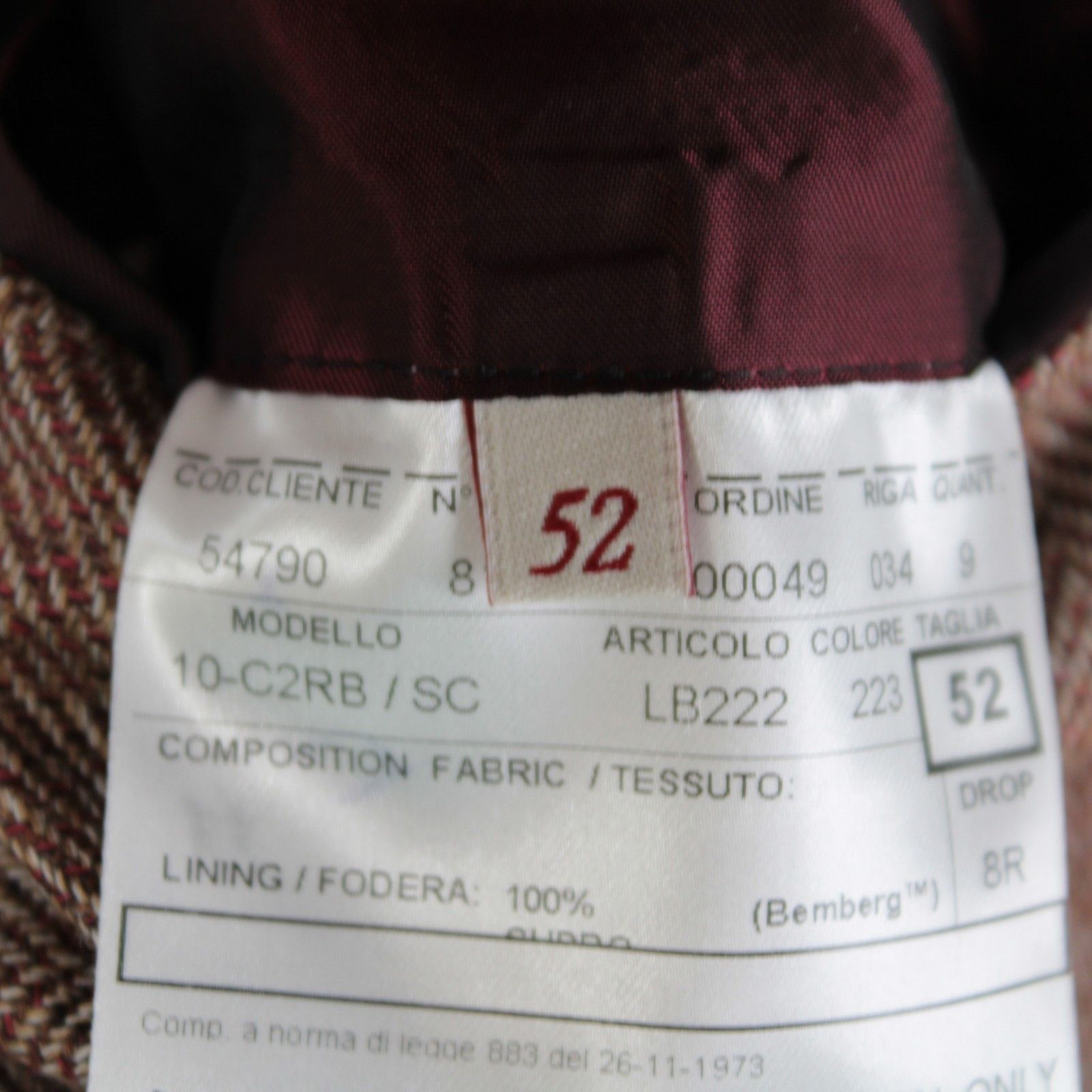 Luciano Barbera Luciano Barbera Sport Coat Size 42 US in Brown Size 42R - 8 Thumbnail