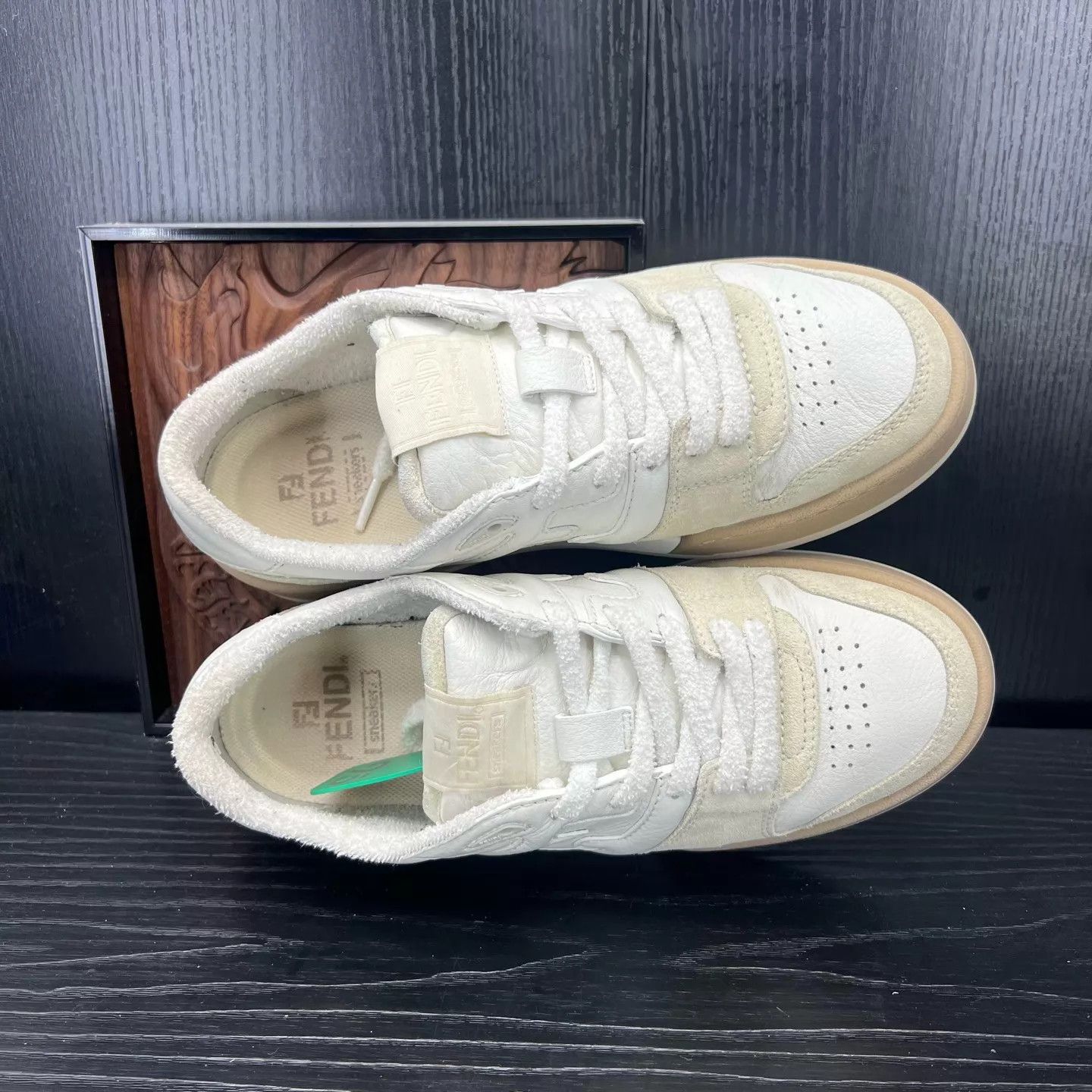 Fendi Fendi Match White Gray 38.5 Size US 8 / IT 38 - 8 Thumbnail