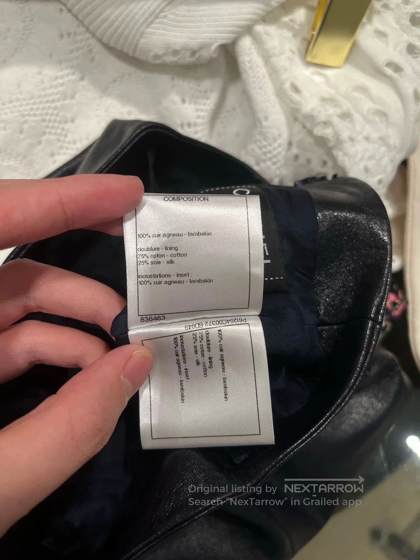 Chanel Chanel Leather Skirt FR34. Size US 34 / EU 50 - 6 Thumbnail