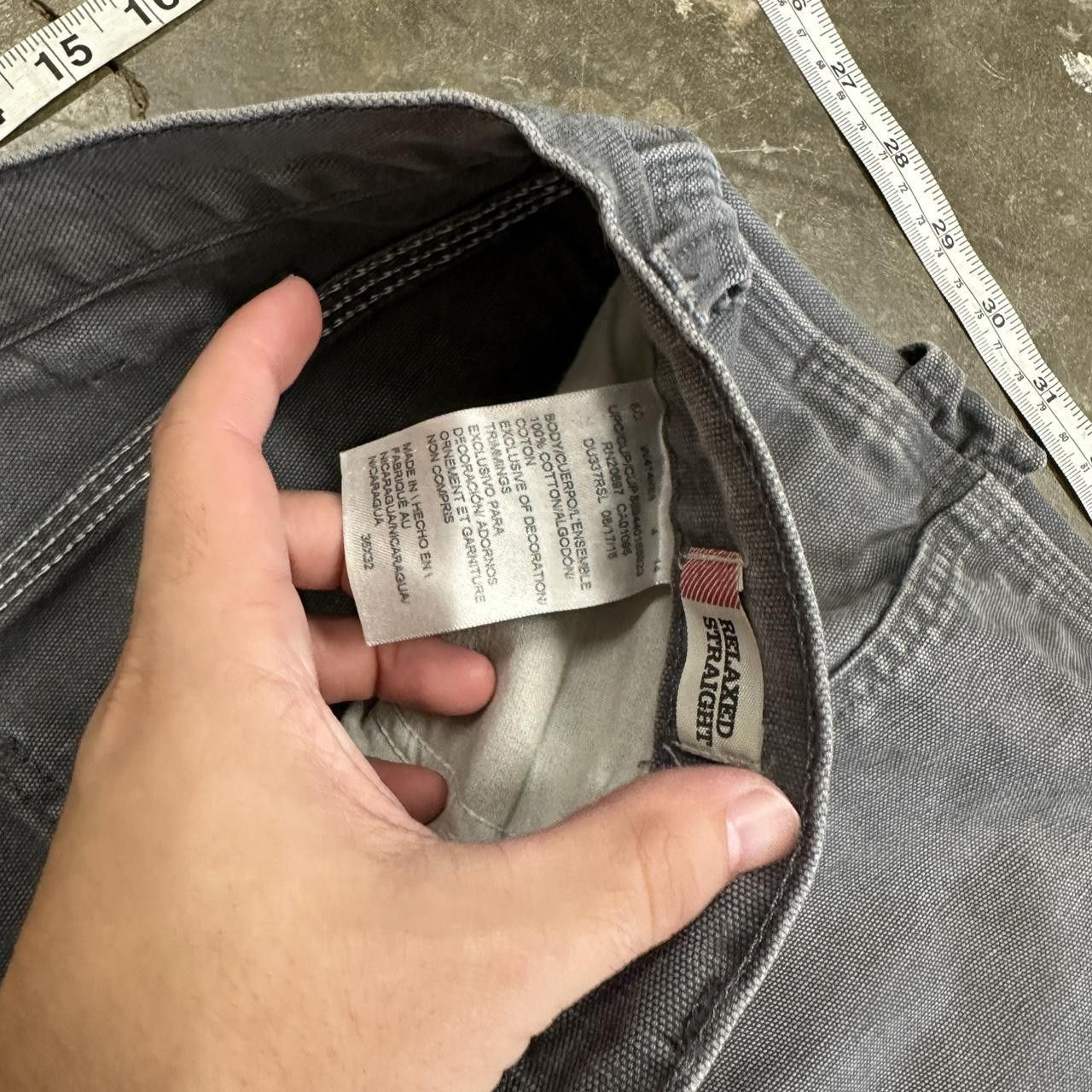 Dickies Vintage Dickies Double Knee Grey Carpenter Pants 36 x 32 Size US 36 / EU 52 - 5 Thumbnail