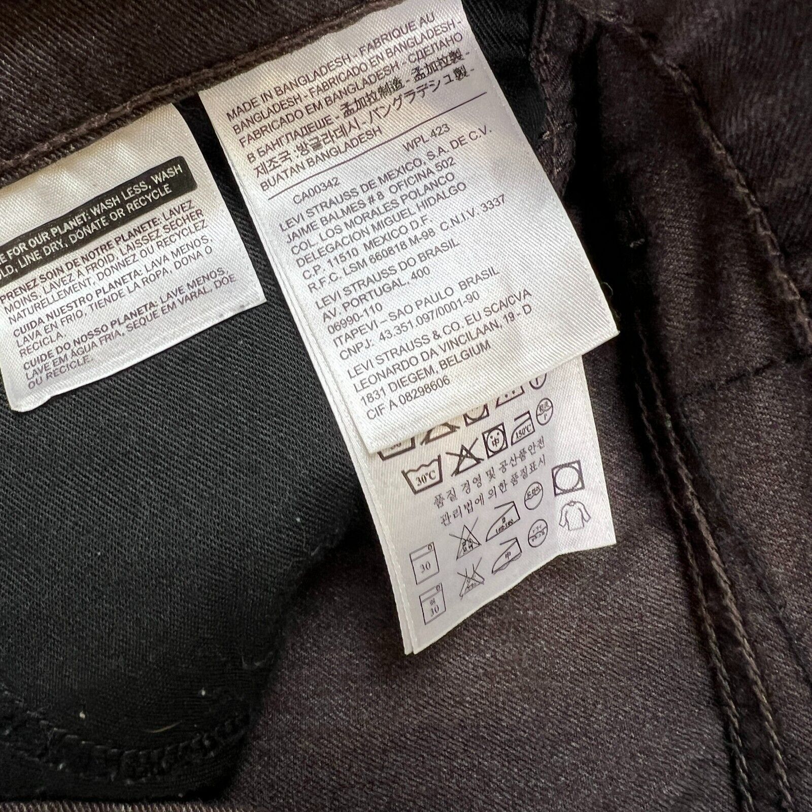Levi's × Vintage Levi's 511 Jeans Mens 30x30 Slim Fit American Trousers Pants Size US 30 / EU 46 - 8 Thumbnail