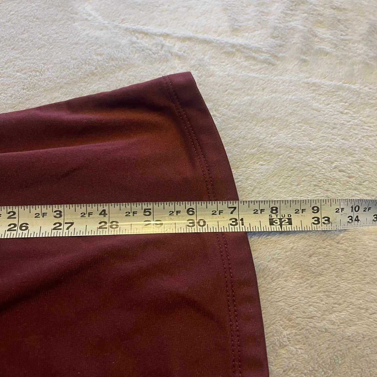 Coca Cola Coca Cola Sweatpants Women Medium Burgundy Wide-Leg Workout Size 31" - 9 Thumbnail