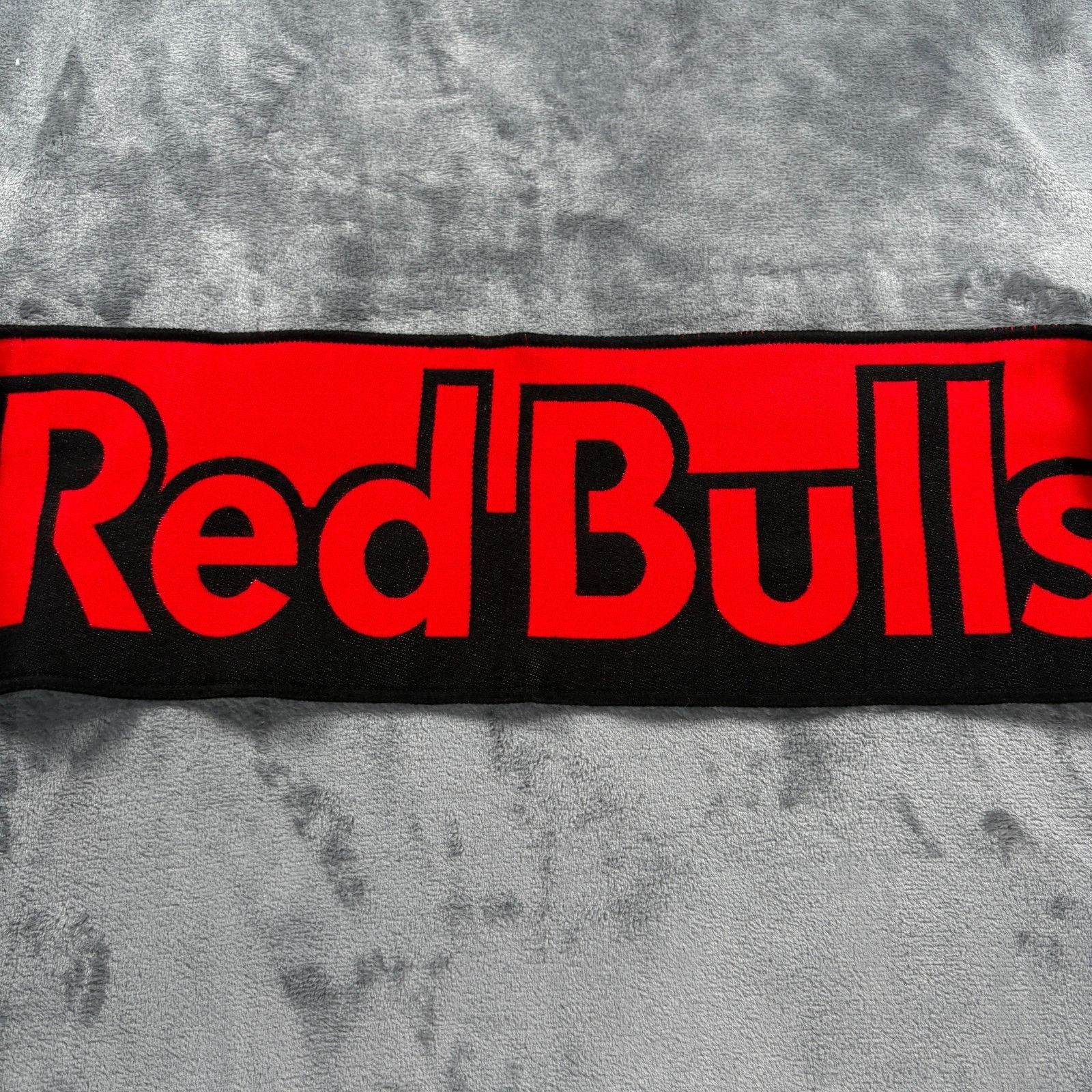 Other Red Bull New York Scarf Black Red MLS Soccer Knit NWT Fringe Size ONE SIZE - 4 Thumbnail