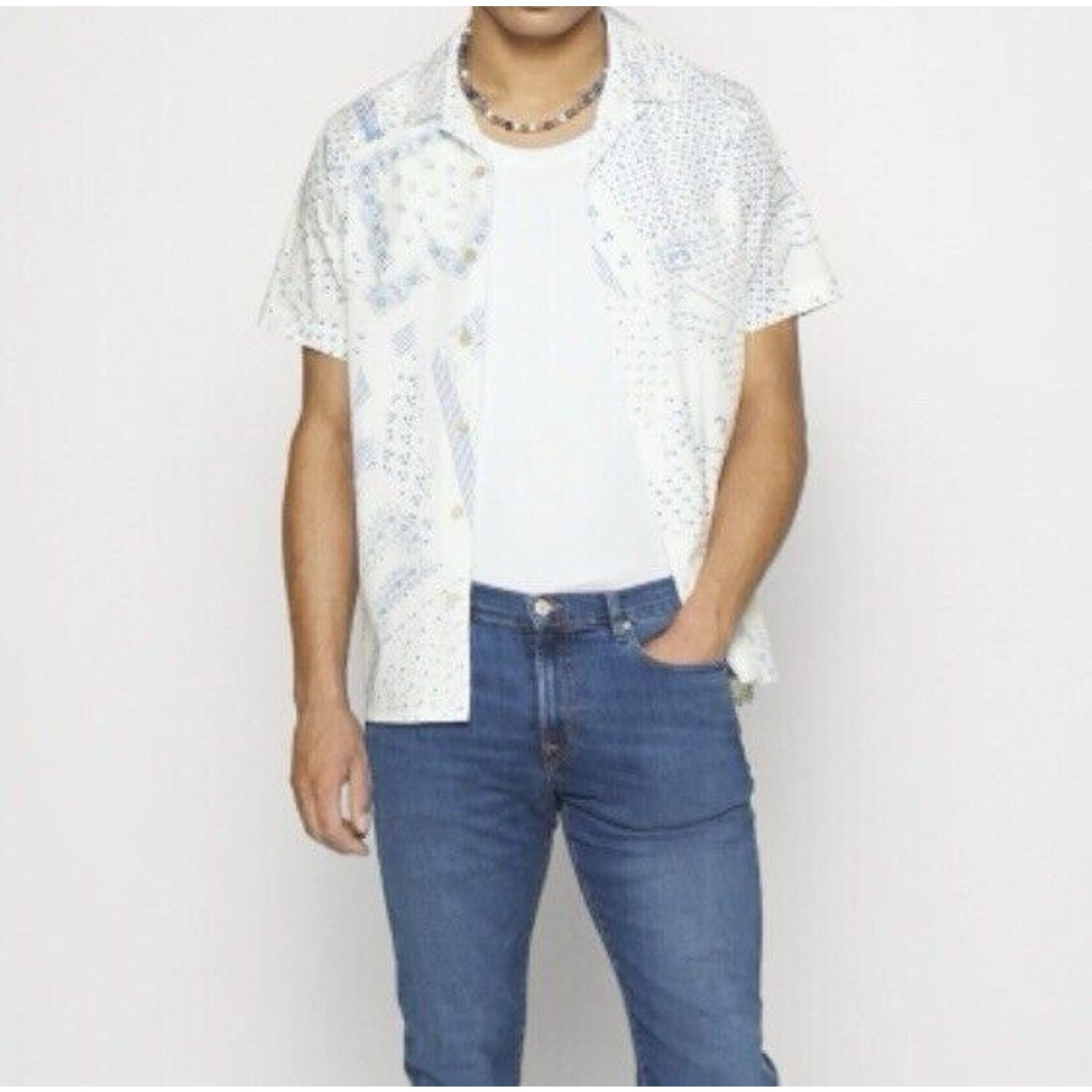 Paul Smith NWT $175 Paul Smith Short Sleeve Button Front Camp Shirt Med Size US M / EU 48-50 / 2 - 7 Thumbnail