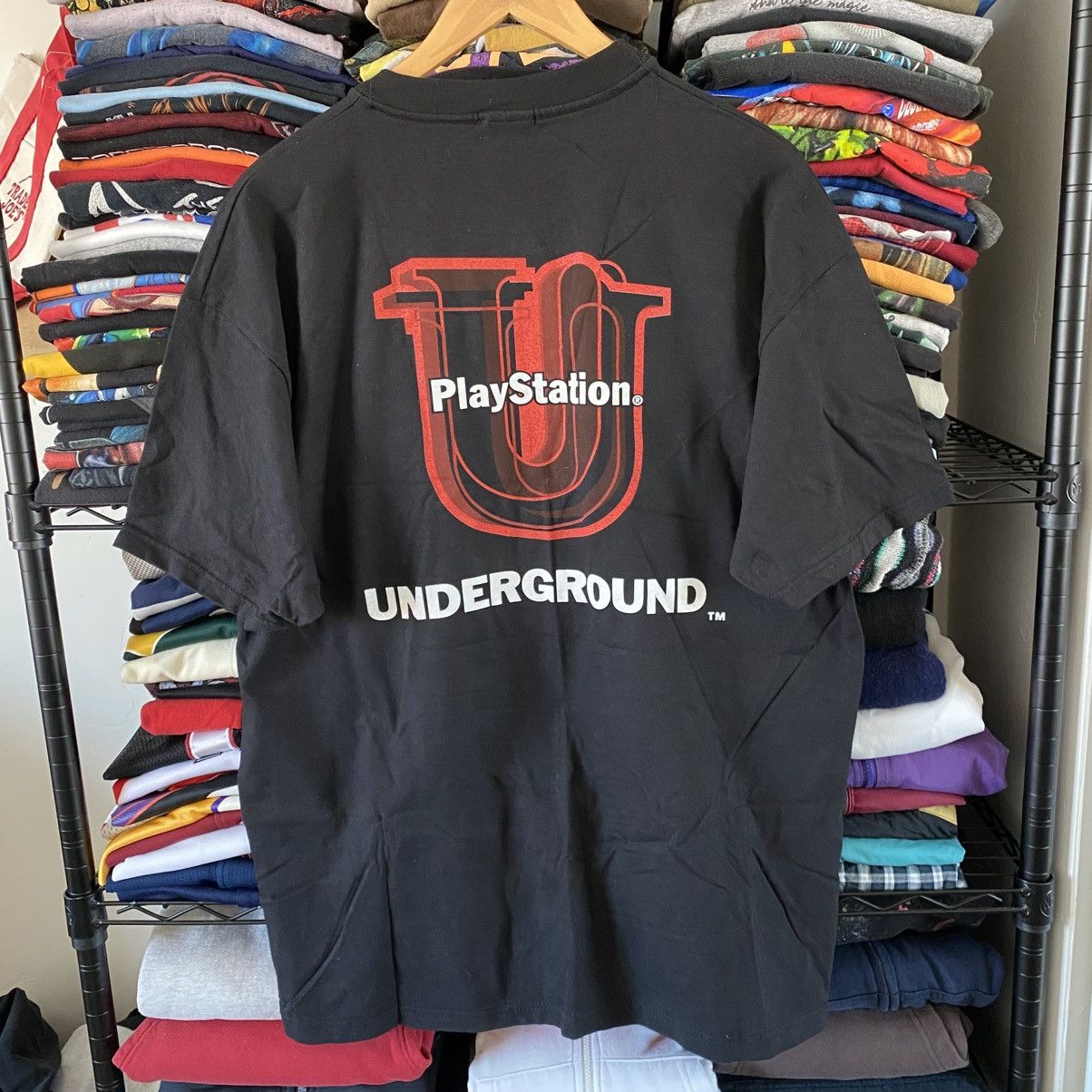 Vintage Vintage Playstation Underground Magazine T-Shirt Video Games Size US XL / EU 56 / 4 - 4 Thumbnail
