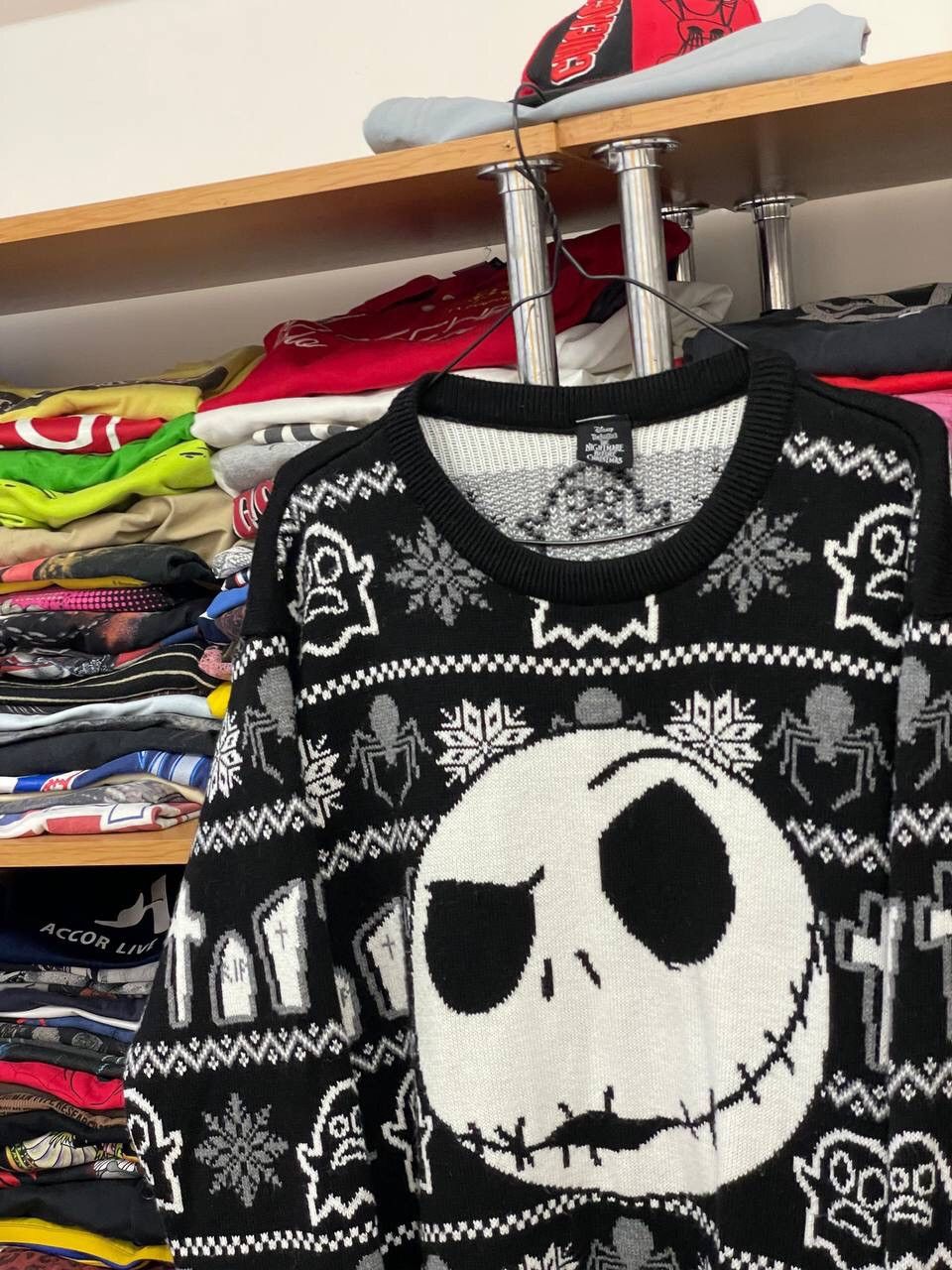 Disney × Vintage The Nightmare Before Christmas Y2k Sweater Size US L / EU 52-54 / 3 - 6 Thumbnail