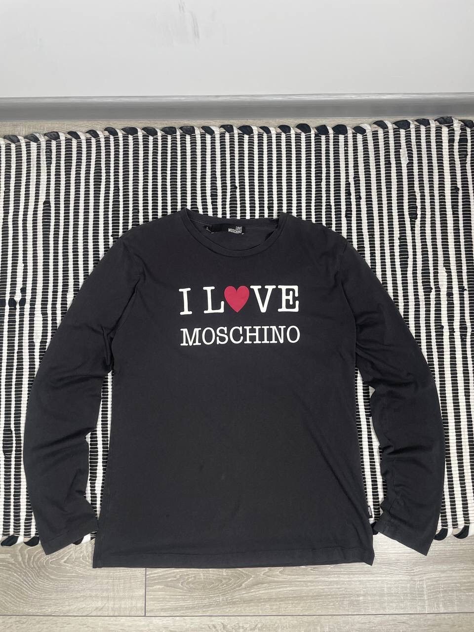 Moschino Love Moschino Big Logo Long Sleeve Shirt Y2K Size US L / EU 52-54 / 3 - 1 Thumbnail