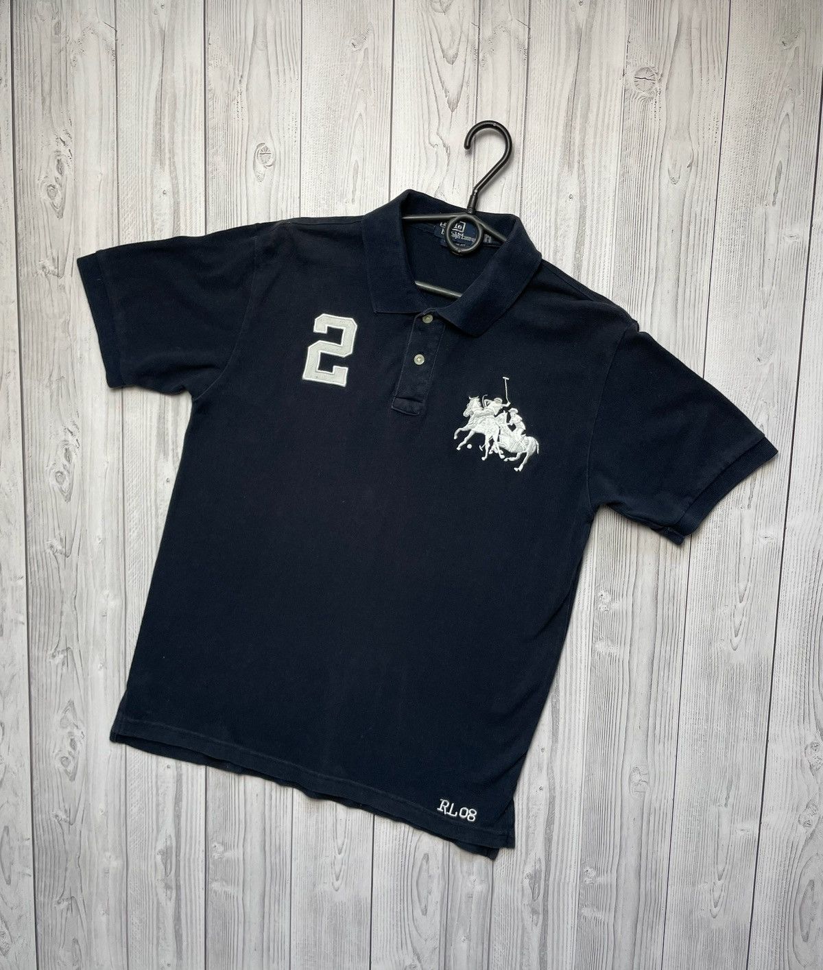 Polo Ralph Lauren × Vintage Vintage polo Ralph Lauren big logo size M rare Size US M / EU 48-50 / 2 - 1 Thumbnail