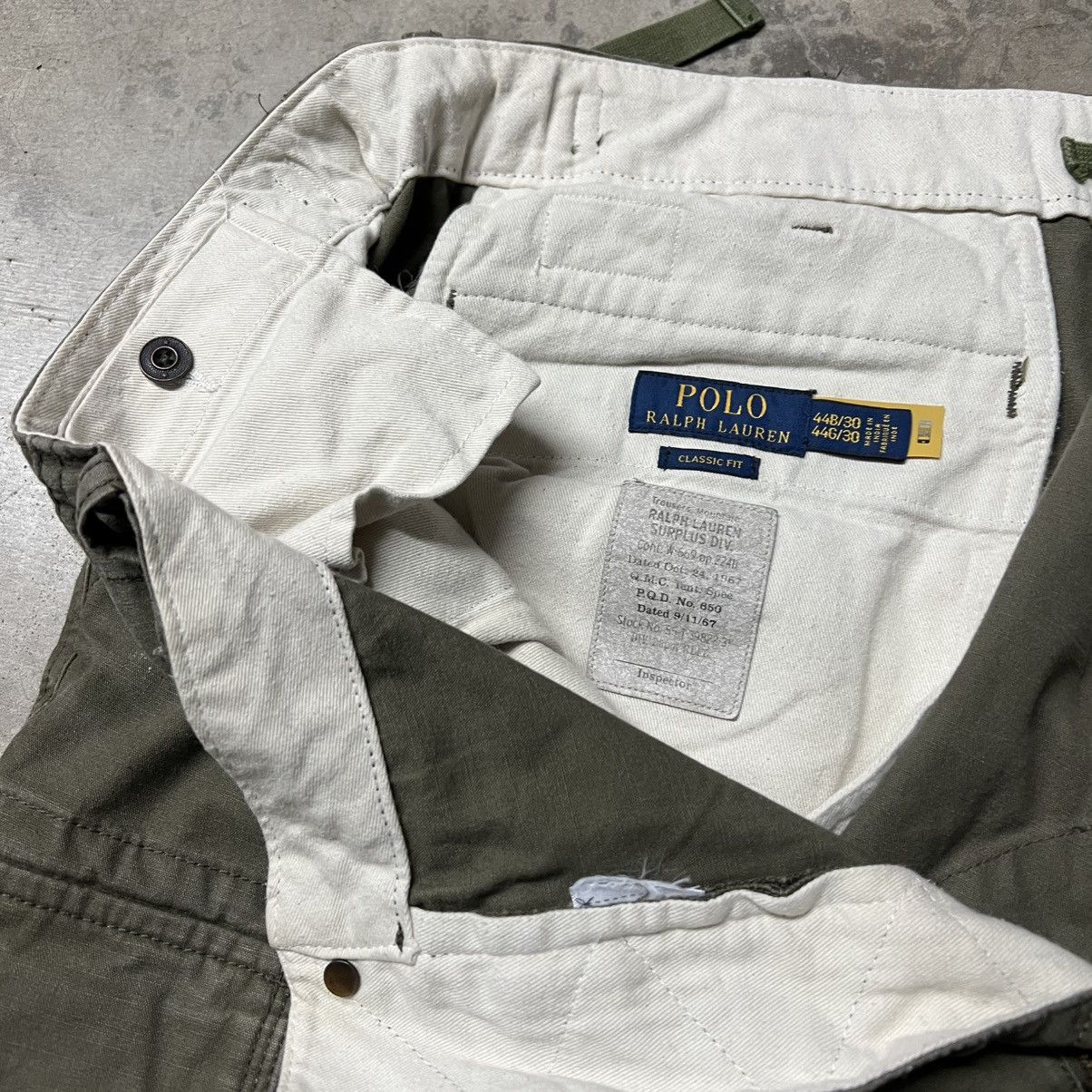 Polo Ralph Lauren × RRL Ralph Lauren Polo Ralph Lauren Military Tactical Cargo Pants Size US 44 / EU 60 - 10 Thumbnail
