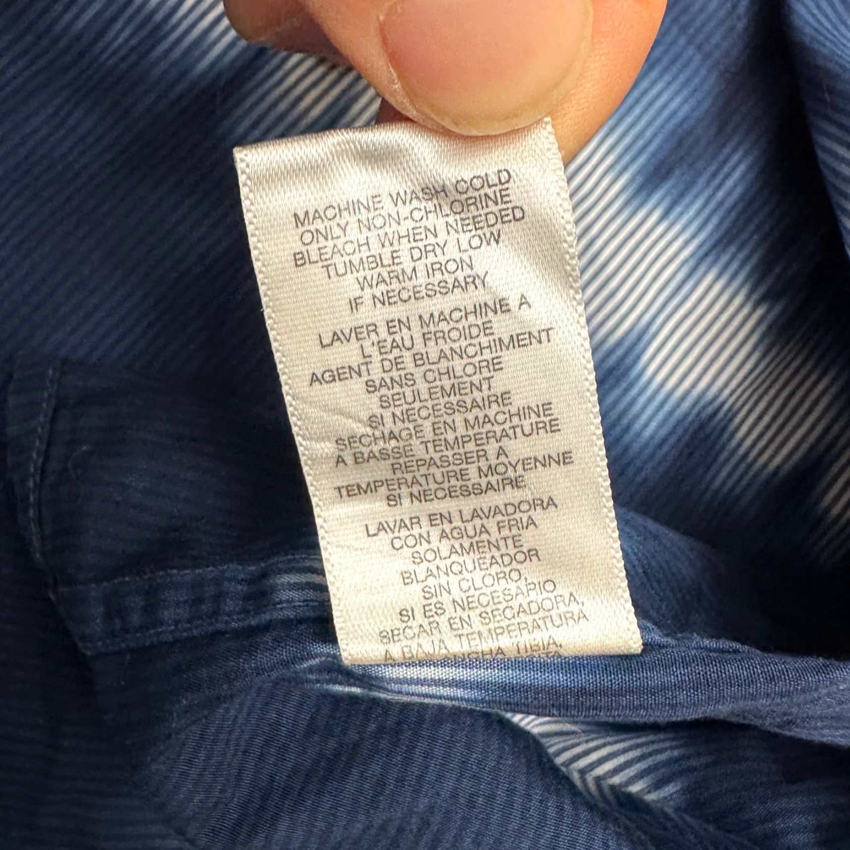 Michael Kors VINTAGE Michael Kors Button-Up Shirt Mens Large Tie-Dye Cotton Long Sleeve Casual Autumn Spring Summer Mens Size US L / EU 52-54 / 3 - 7 Thumbnail