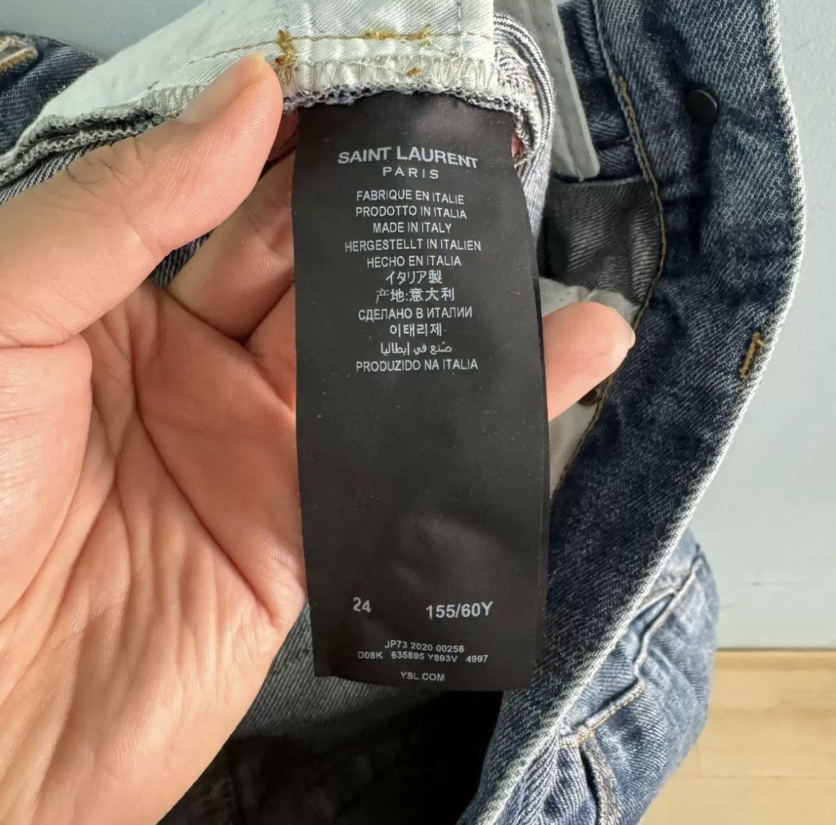 Saint Laurent Paris Saint Laurent jeans Size 24" / US 00 / IT 34 - 6 Thumbnail