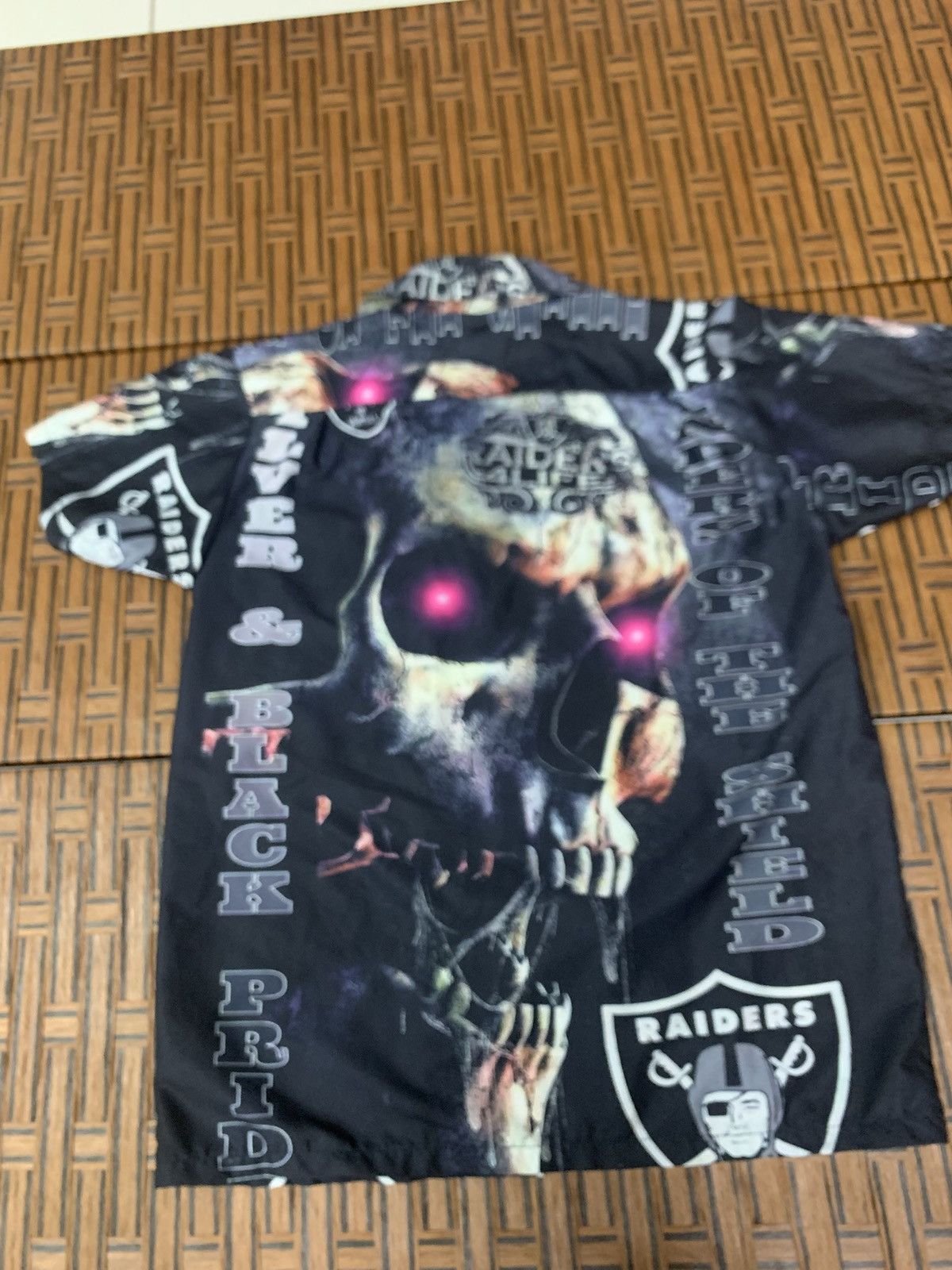 Vintage Huck 1980 Skull Printed Riders Size US L / EU 52-54 / 3 - 2 Thumbnail