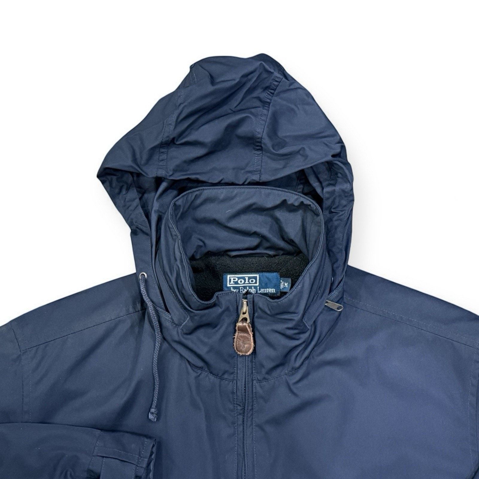 Polo Ralph Lauren Vintage Ralph Lauren Polo Jacket Navy Packable Hood Fleece Size US M / EU 48-50 / 2 - 3 Thumbnail