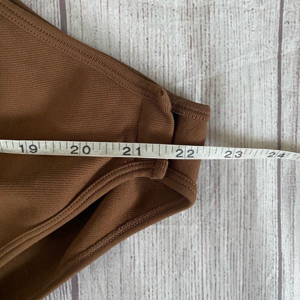 Other Women S scoopneck bodycon Longsleeve body suit w/snap closur Size S / US 4 / IT 40 - 6 Thumbnail