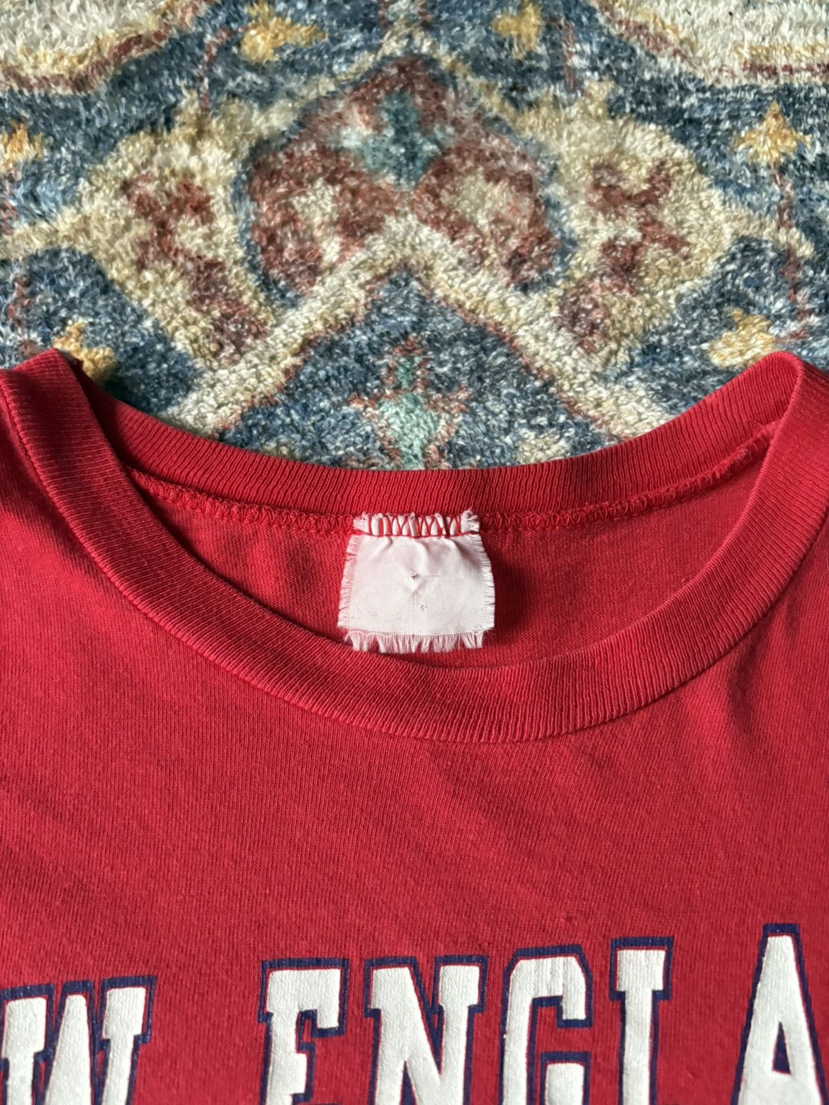 NFL Vintage 80s NFL New England Patriots Helmet Logo T-shirt Size US M / EU 48-50 / 2 - 3 Thumbnail