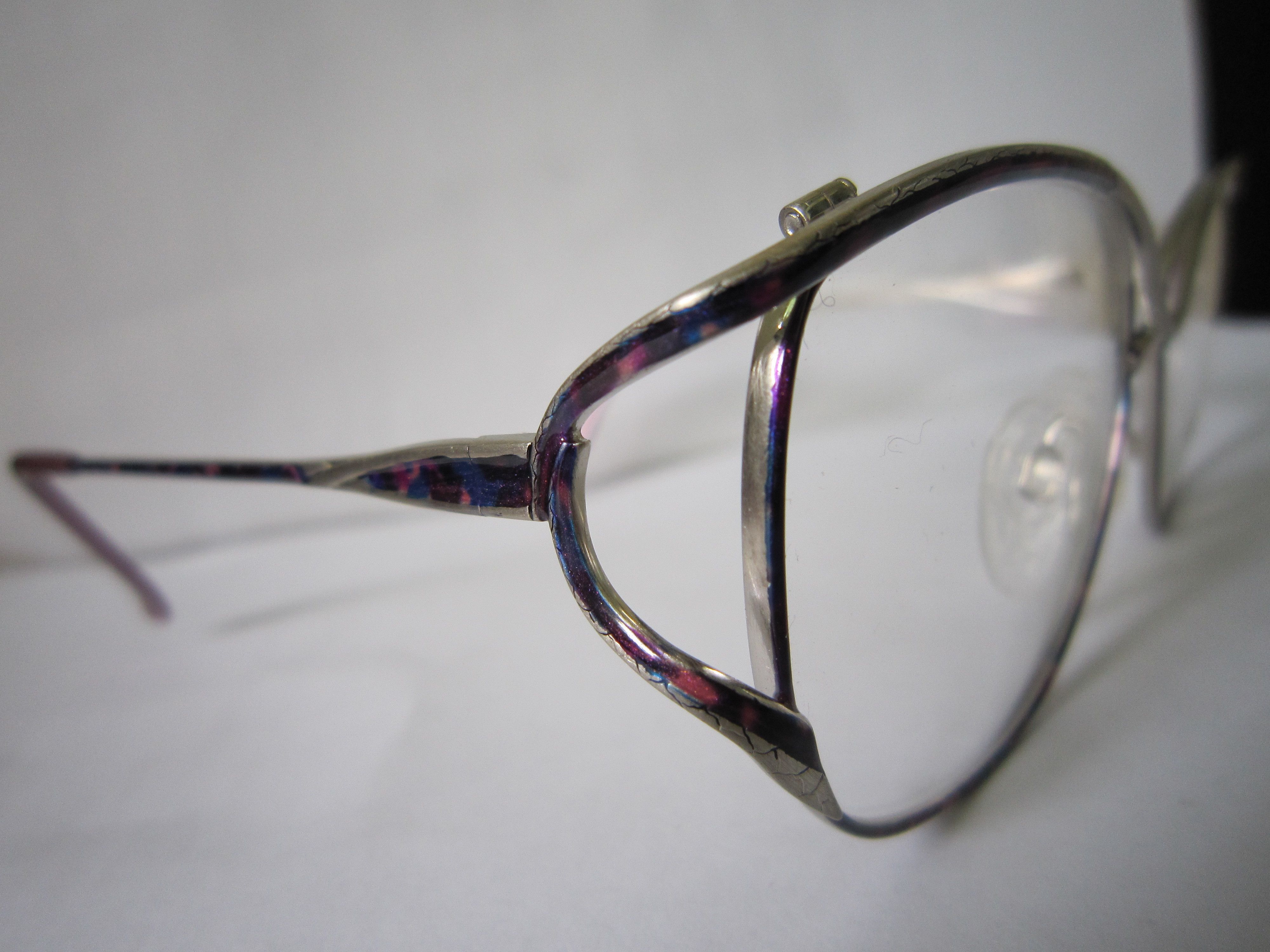 Vintage Vintage 80s TURA Mod 405 Silver Woman Eyeglasses Size ONE SIZE - 2 Thumbnail