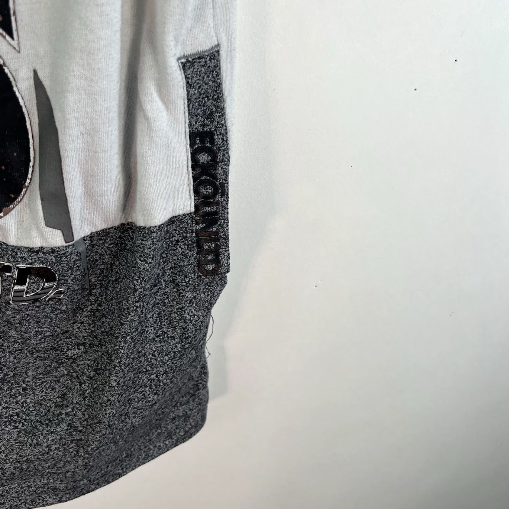 Ecko Unltd. ECKO Unltd. Hooded Short Sleeve Pullover Hoodie Mens Size S Gray Y2K VTG Size US S / EU 44-46 / 1 - 5 Thumbnail