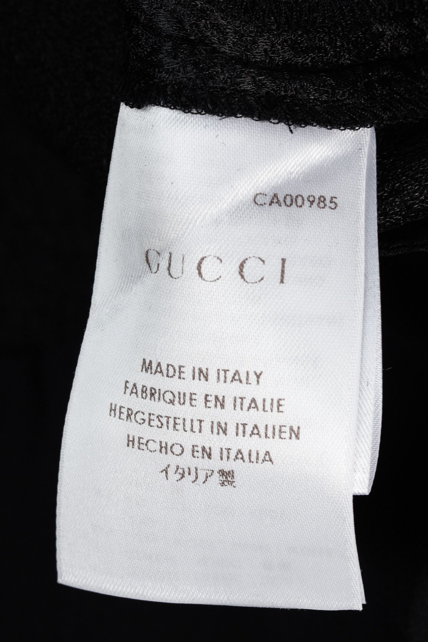Gucci Gucci PF/13 Black Textured-Jacquard Tapered Trousers Size 26" / US 2 / IT 38 - 14 Thumbnail