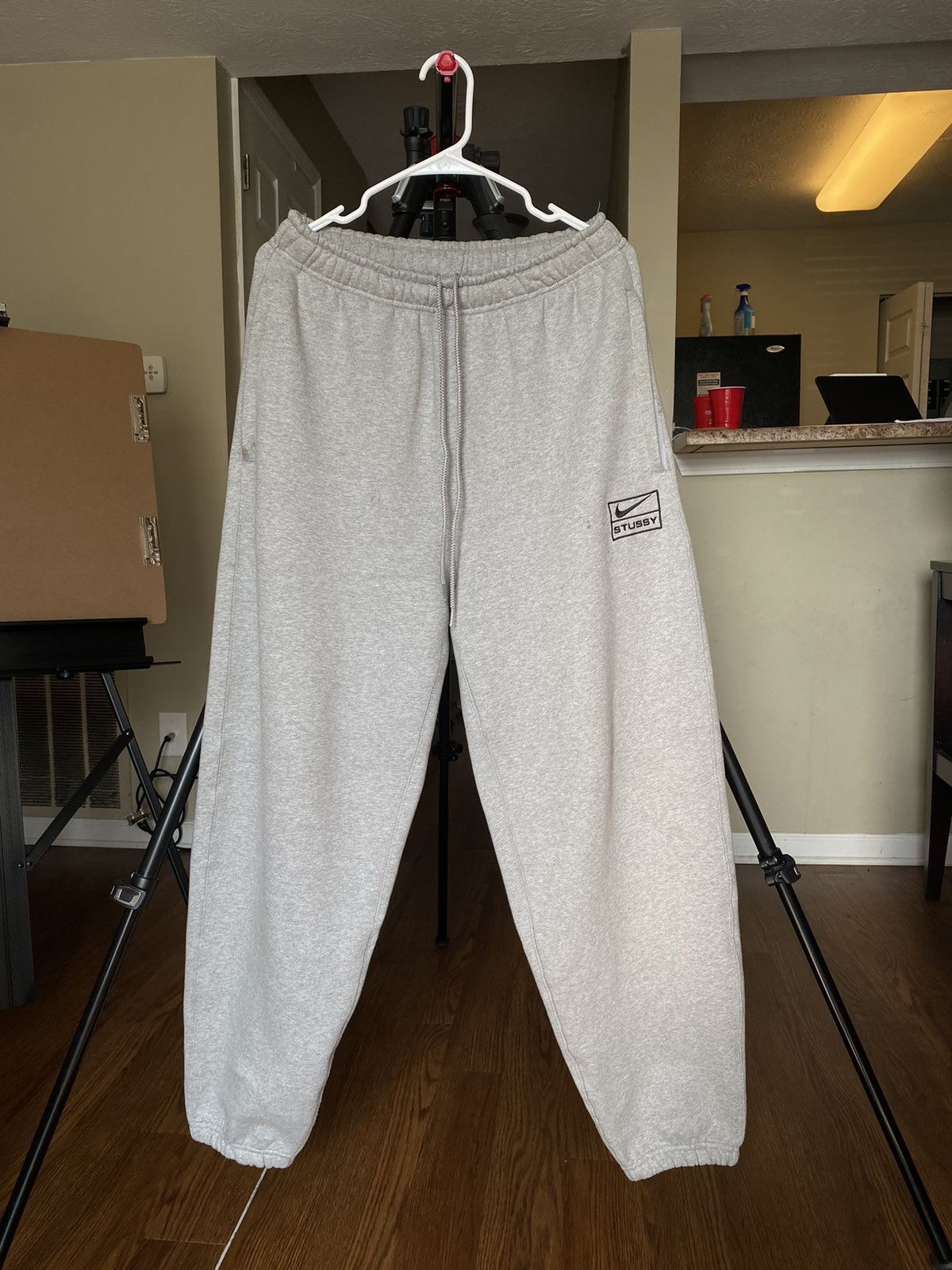 Nike x Stussy NRG BR Fleece Pant Gray