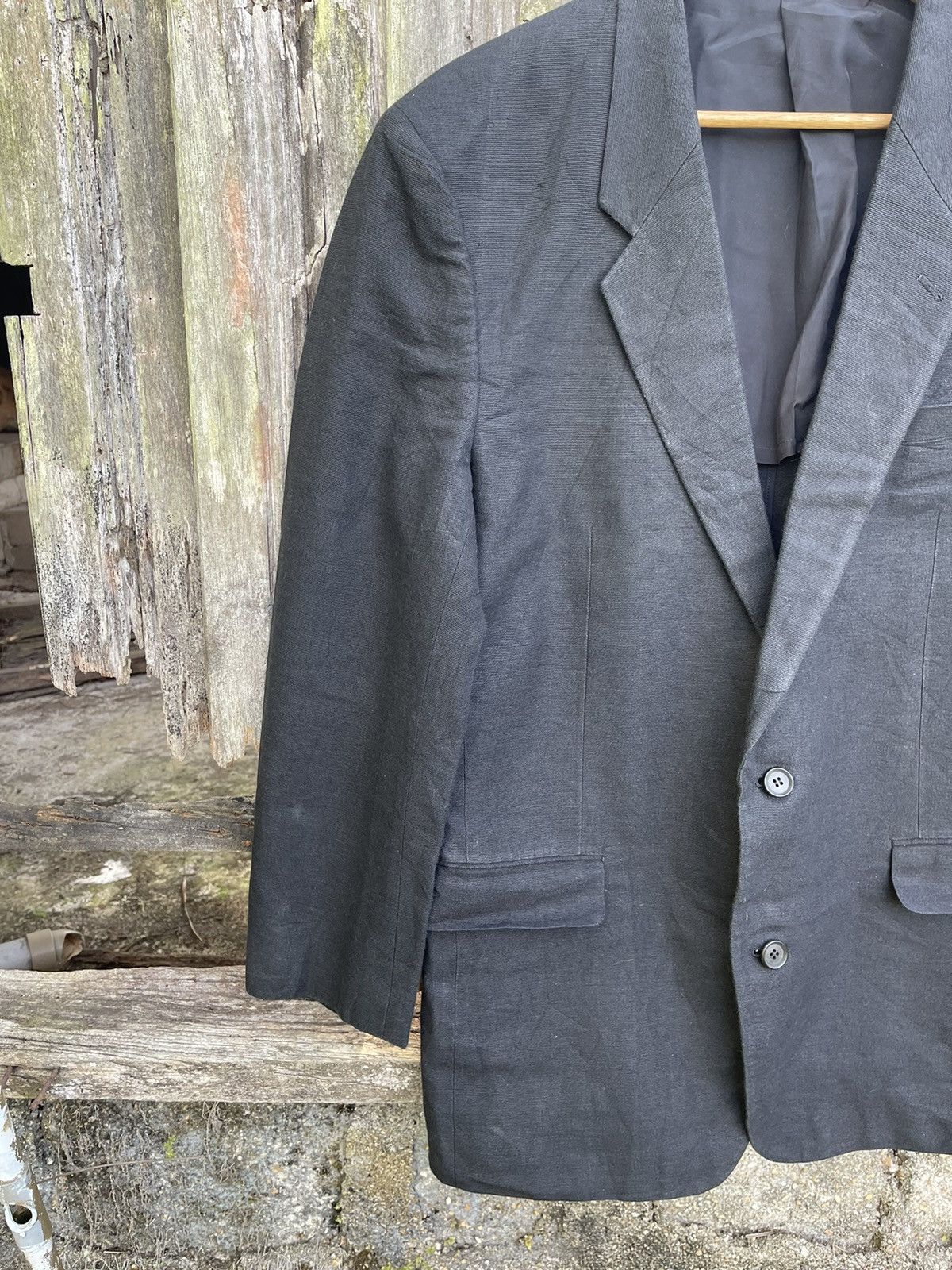 Issey Miyake Issey Miyake Men S/S 2001 Black Blazer Size L Japan Size US L / EU 52-54 / 3 - 4 Thumbnail